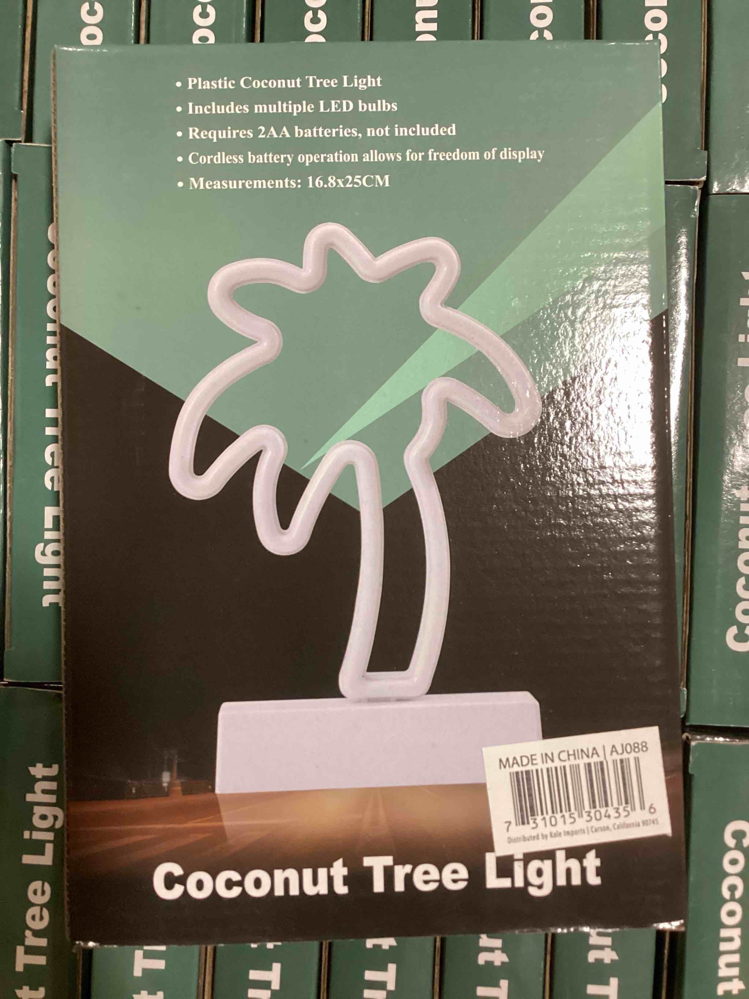 coconut tree, LED light