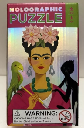 Frida Kahlo 50 pcs 7.5” x 11” holographic puzzle 