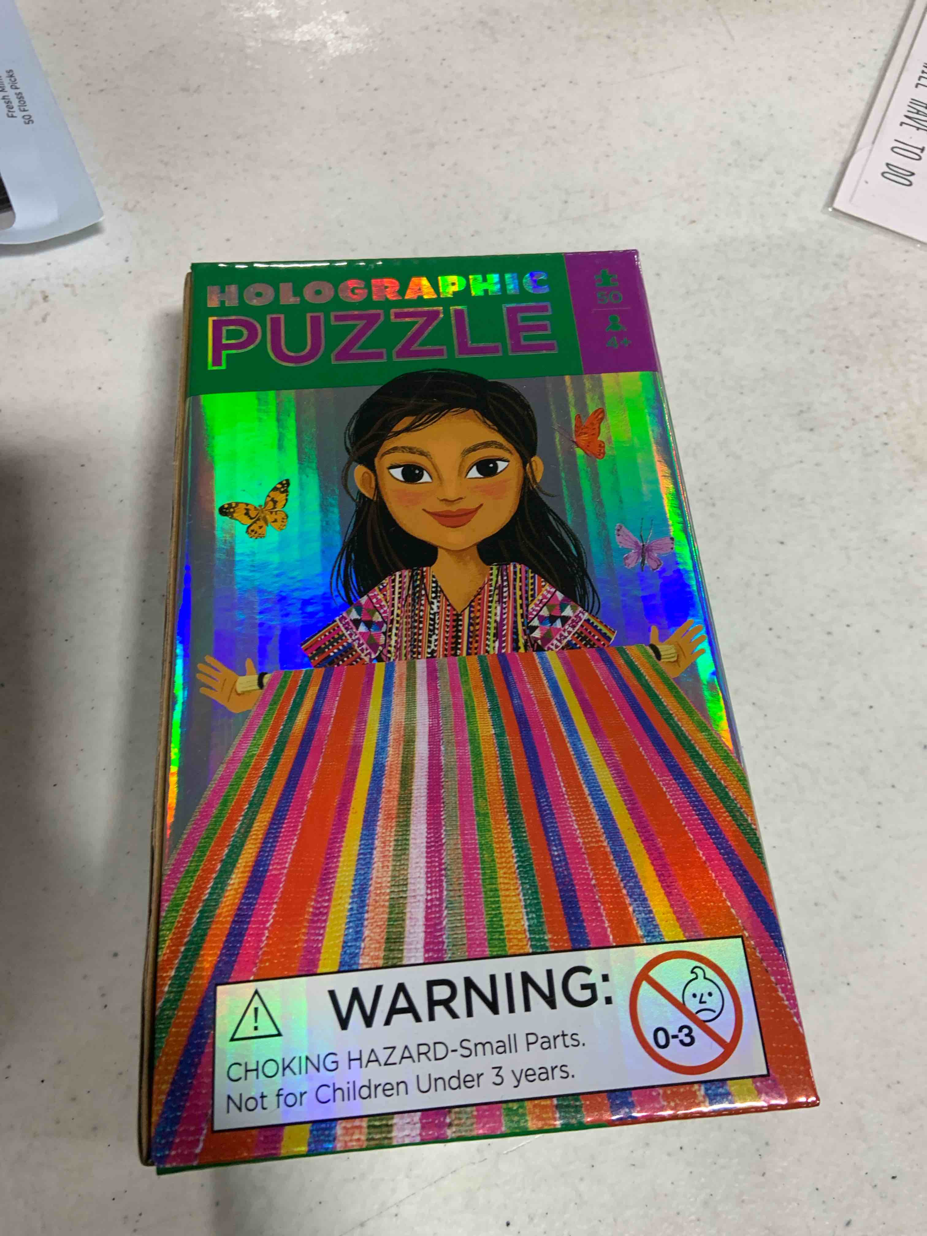 50 pcs holographic puzzle 