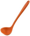 Cook's Kitchen Ladle, 15-Inch Orange / Yellow 