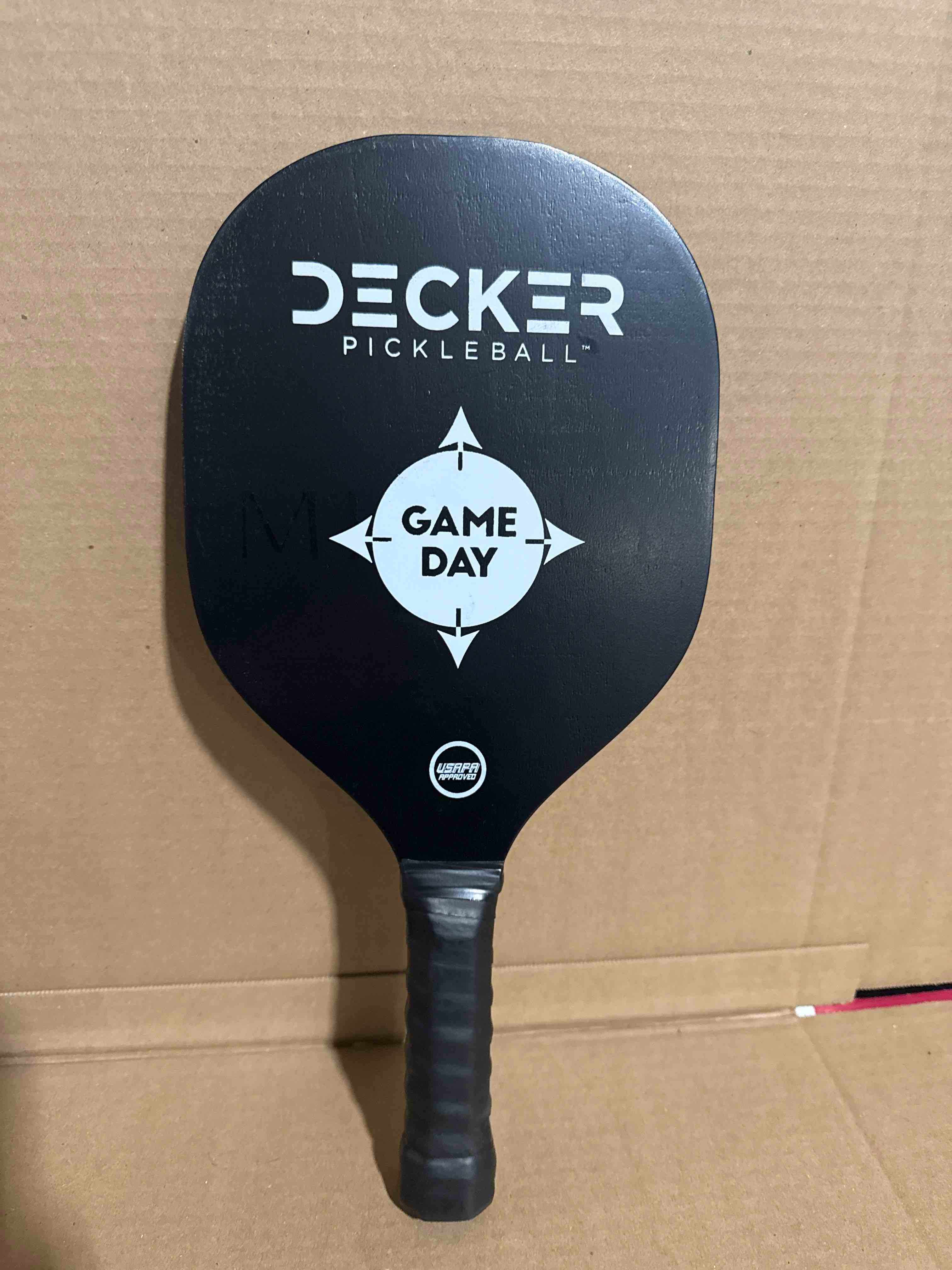 Decker Pickleball Game Day Paddle Black 