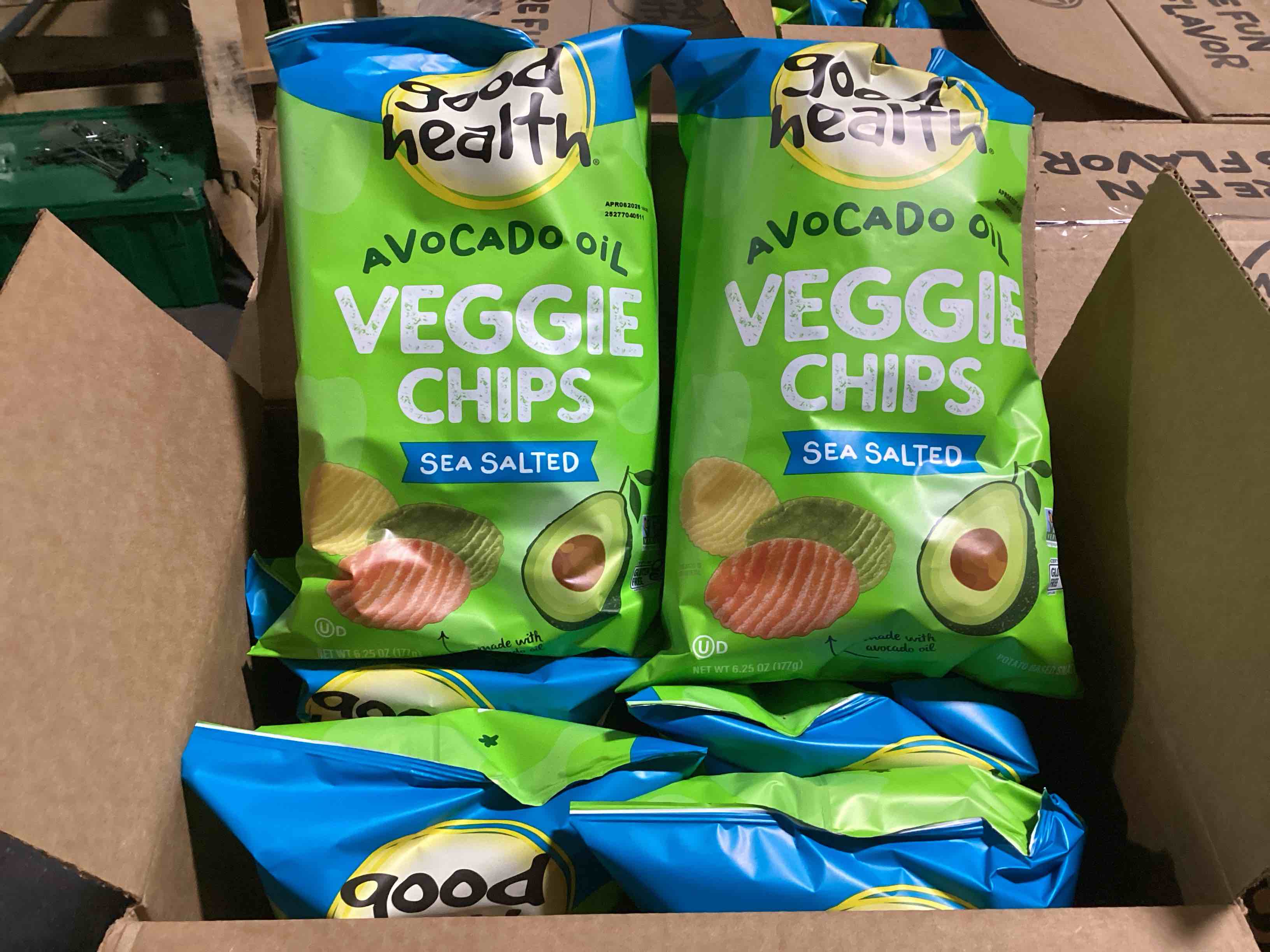 Case of 6 Good Health Original Veggie Chips 6.25 Ounces (BB 4-6-26)