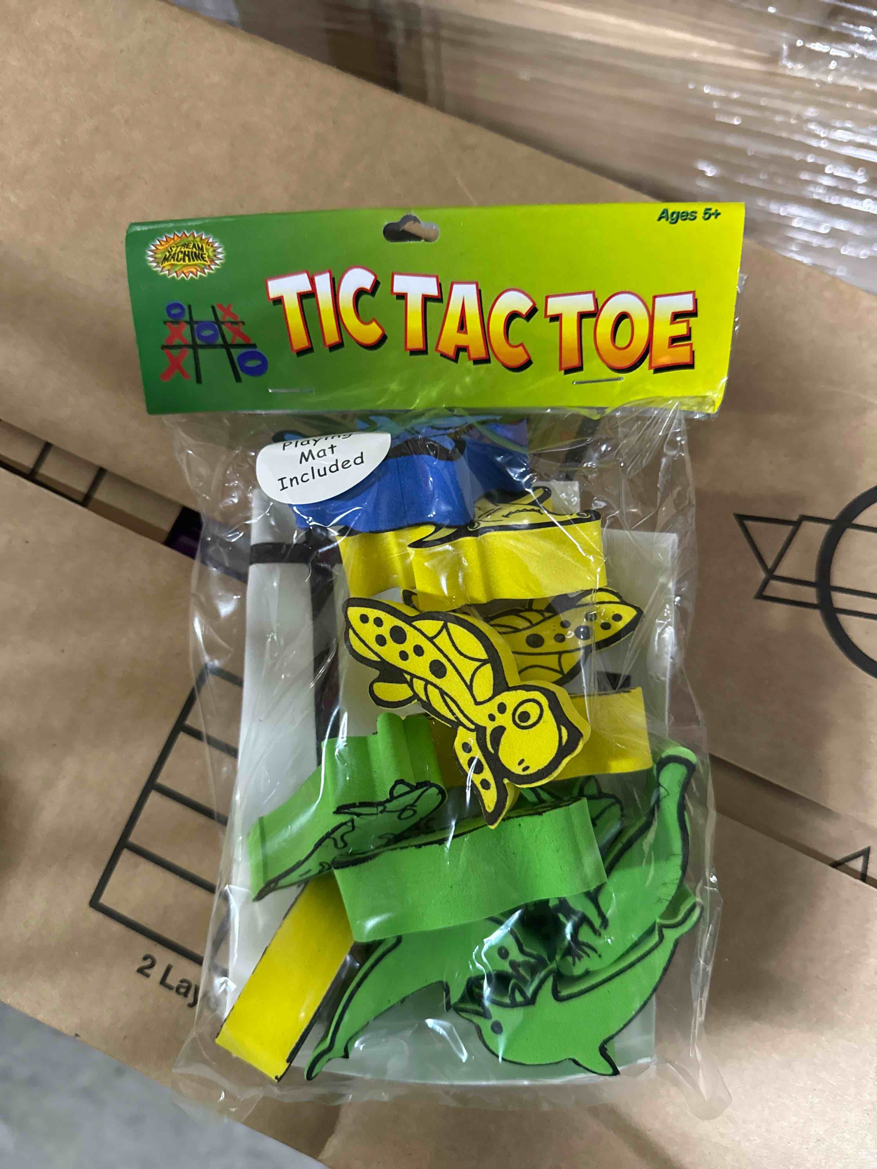 ticTac to ocean themed play mat included