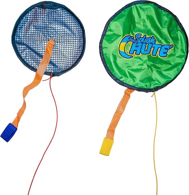 Water Sports 2 Pack Splash Chutes - Environmentally-Conscious Water Balloon Launcher Alternative - Kids Outdoor Toys (Pack of 2, 10" Diameter)