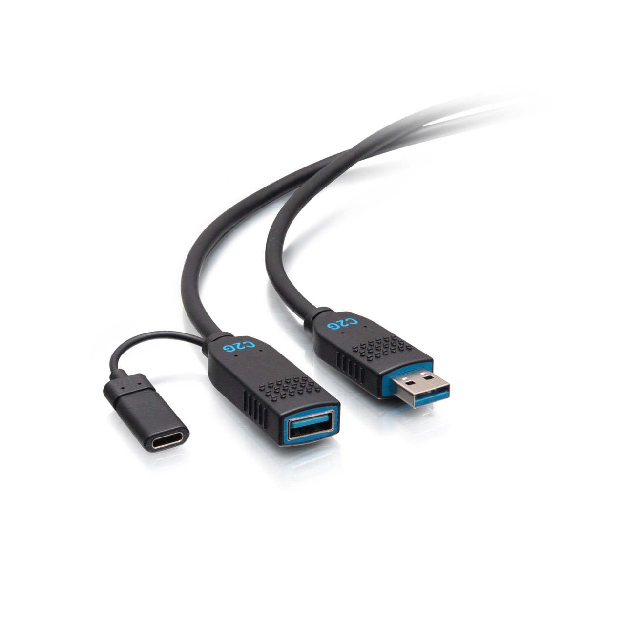 100ft C2G Performance Series USB-A Male to USB-A Female Active Optical Extension Cable (AC) - 3.2Gen 2 (10Gbps) Plenum Rated