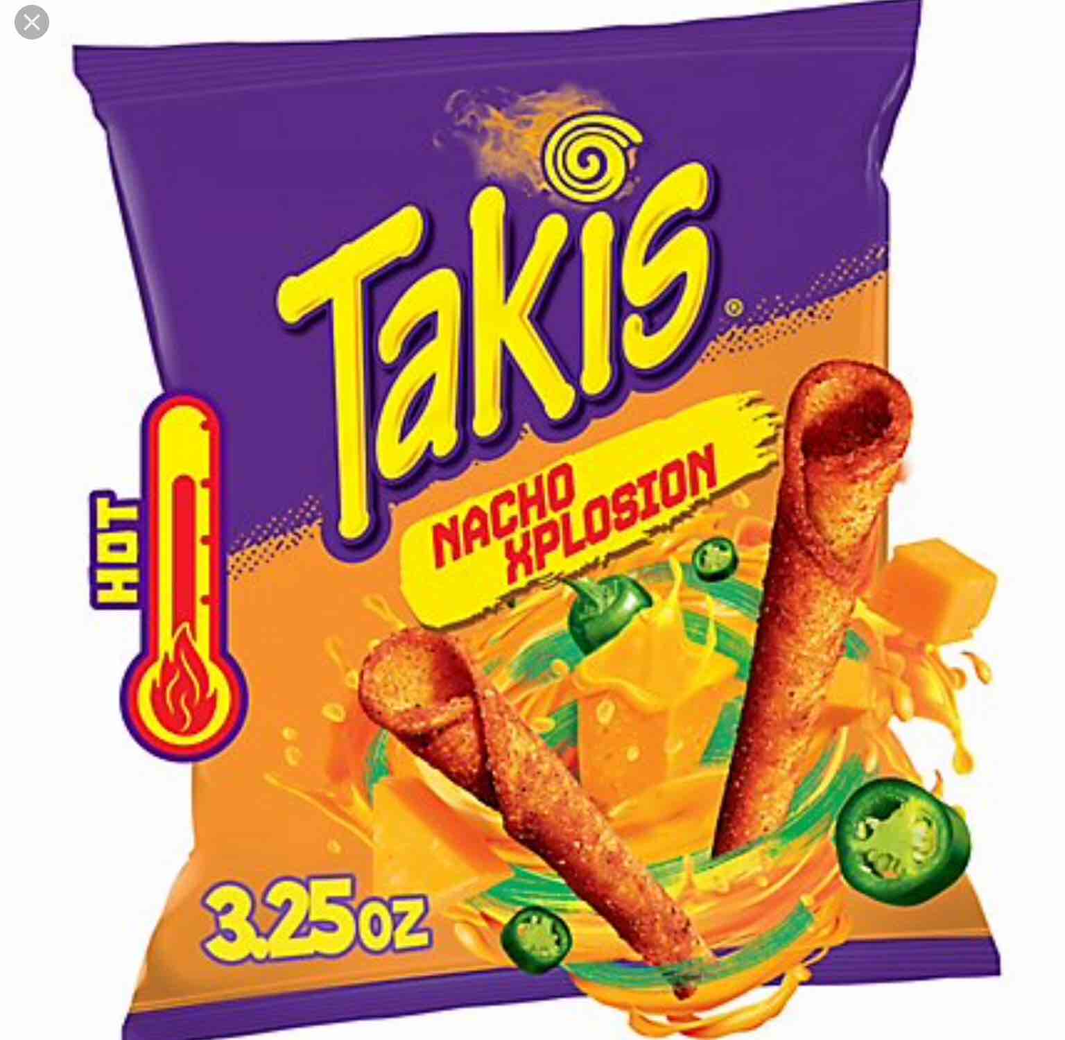 CASE OF 20 Takis nacho xplosion 3.25oz Bag 