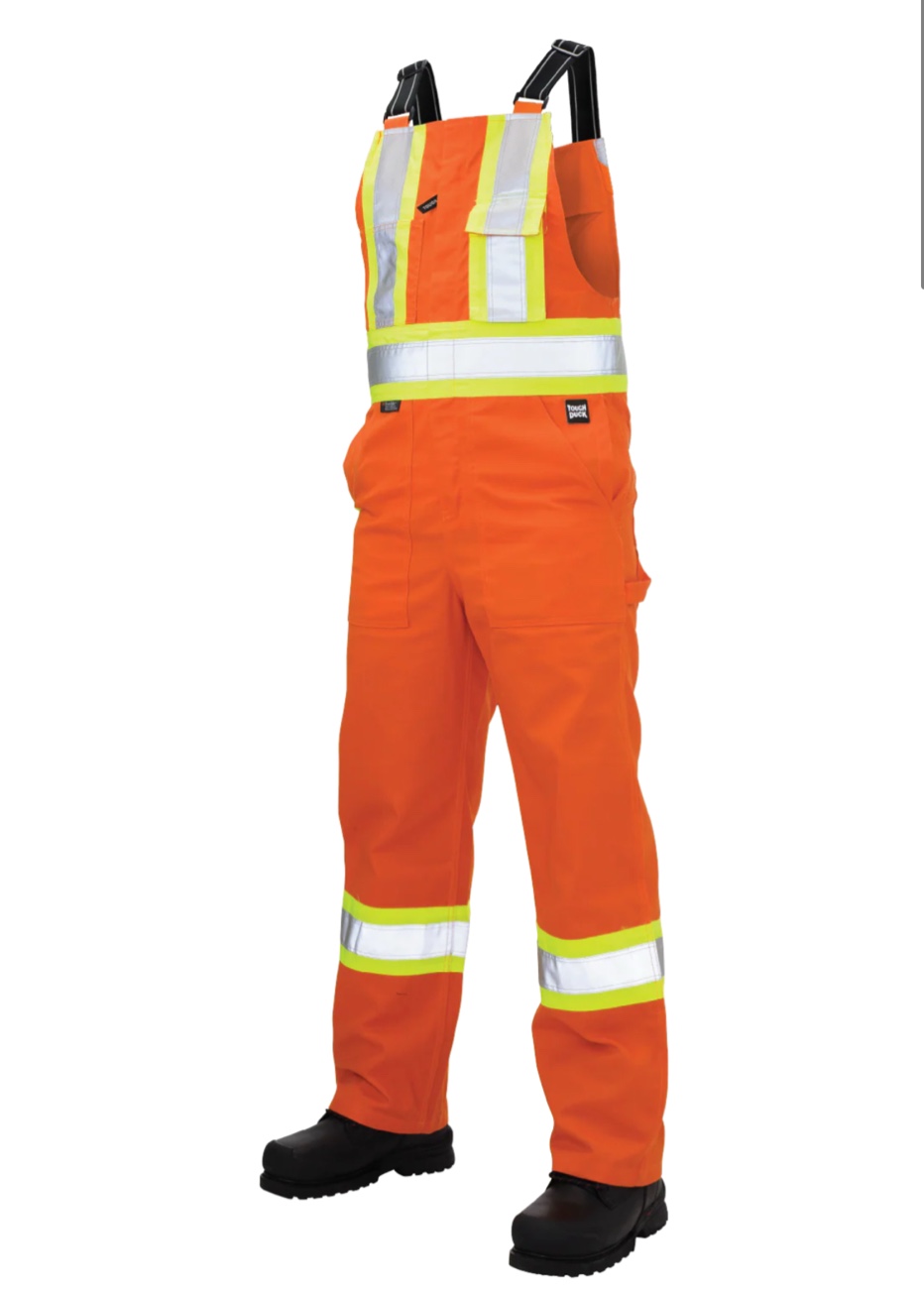 tough duck Hi-Vis x back cover all bibs size 4X 