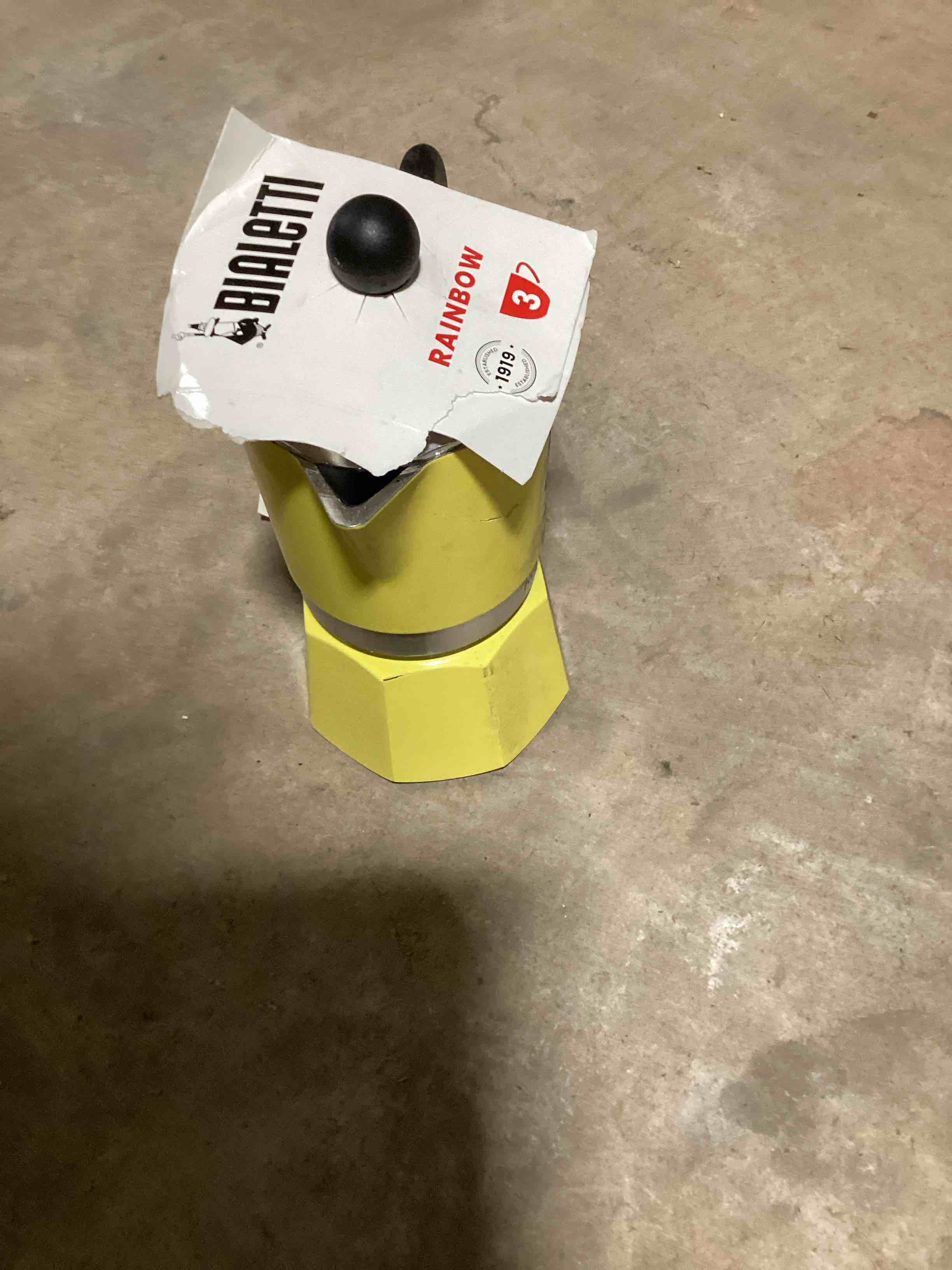 Condition photo showing Good Condition for Bialetti 4982 Rainbow Espresso Maker, Yellow (B072VL8MNQ)