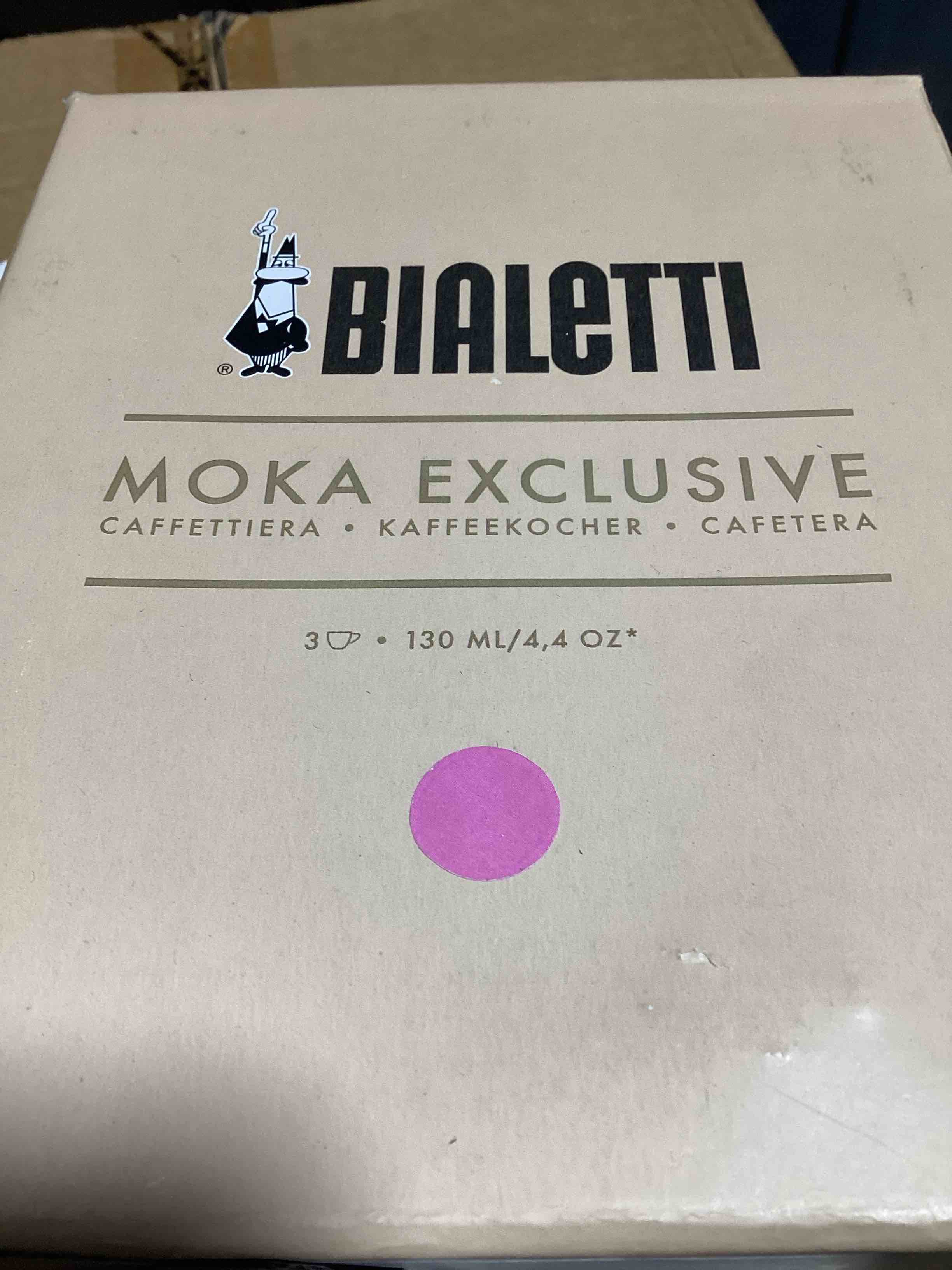 Condition photo showing Good Condition for Bialetti Moka Express 3 Cup Stovetop Espresso Maker pink