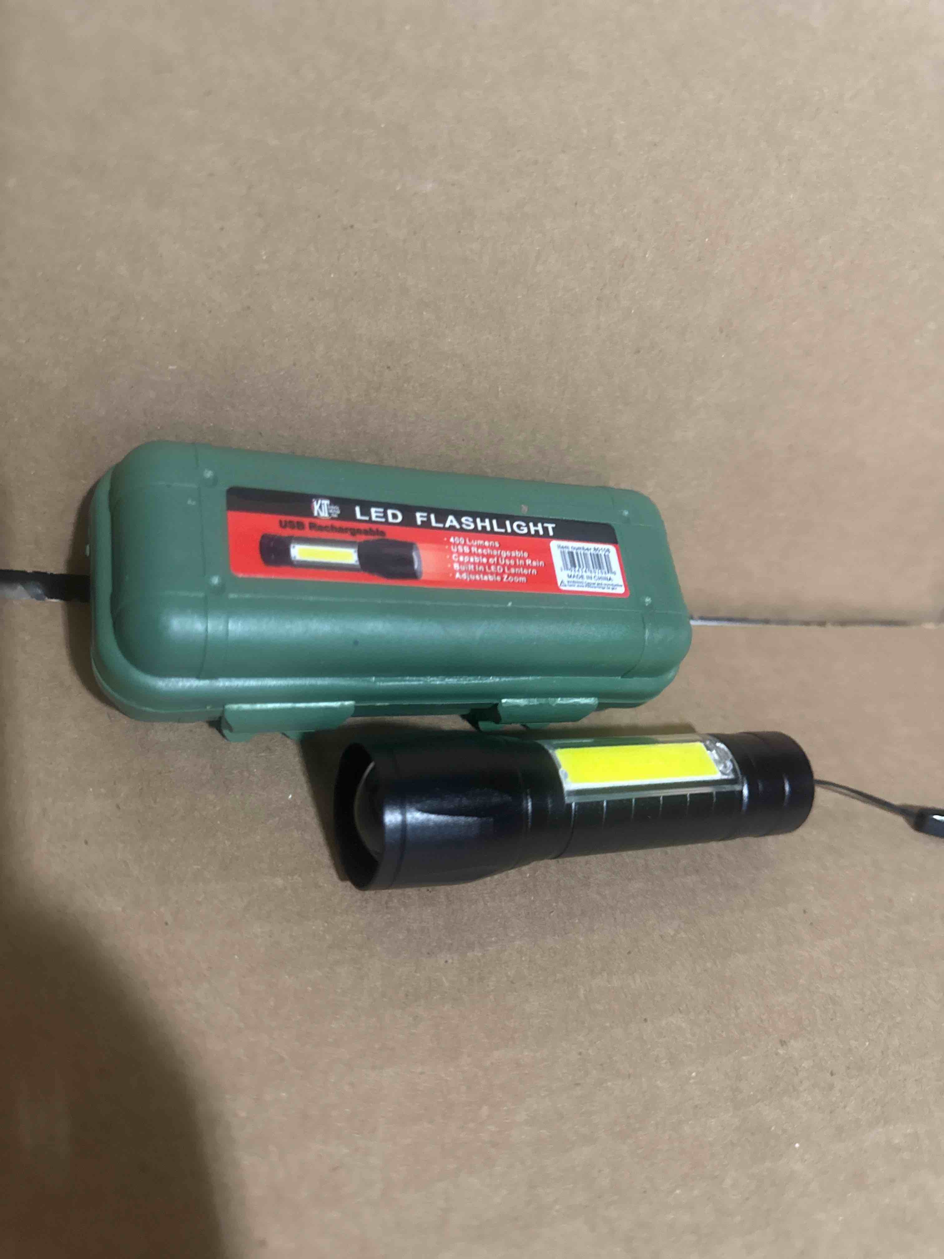 Condition photo showing New/Like New for compact led flashlight with cob work light