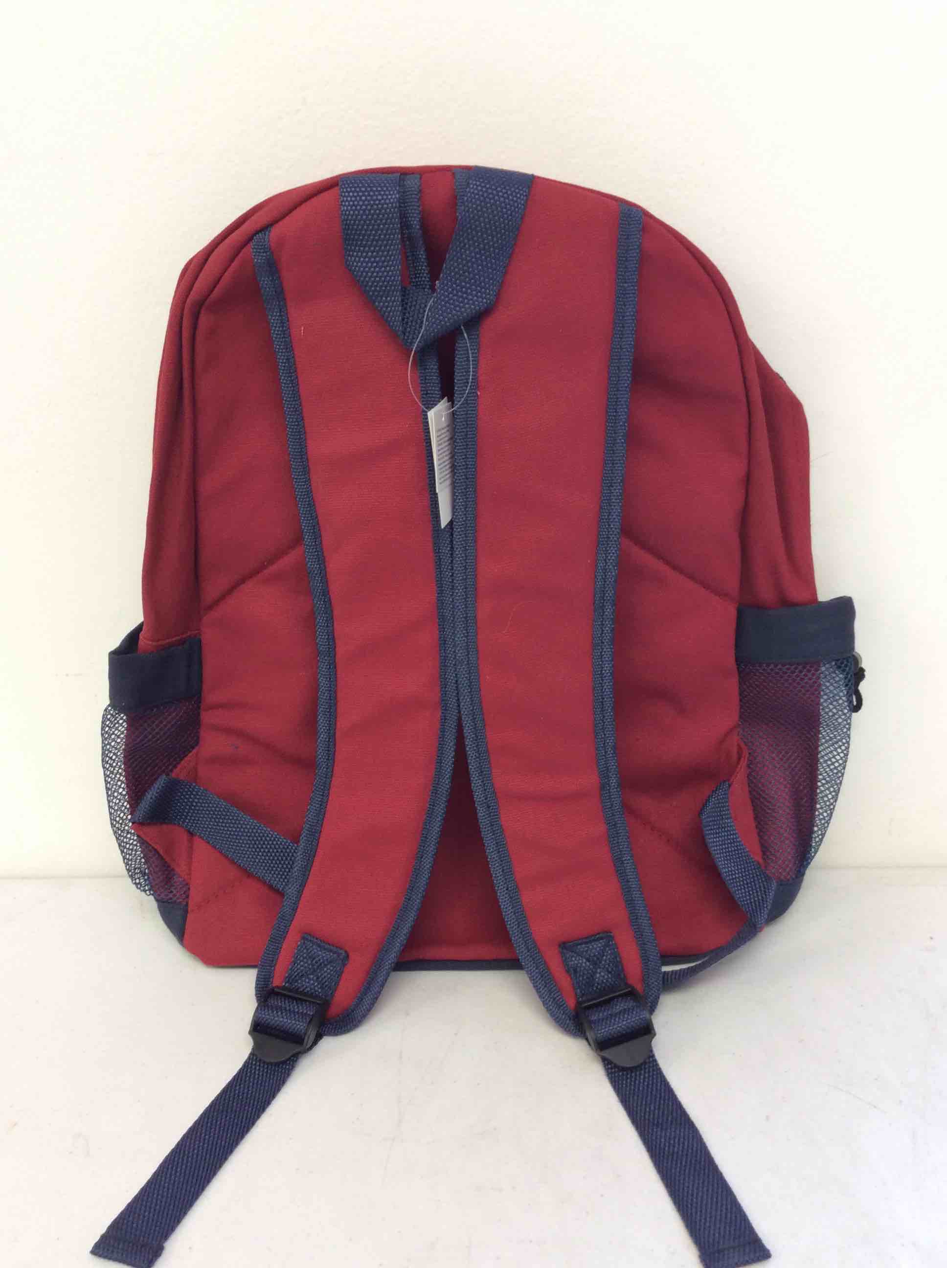 Condition photo showing New/Like New for sea world busch gardens vintage issue red backpack