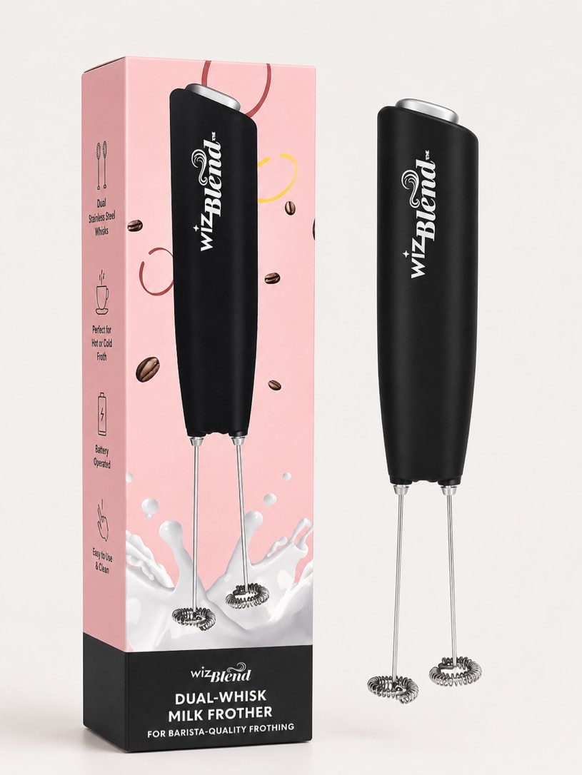 Wiz Blend Dual Whisk milk frother 