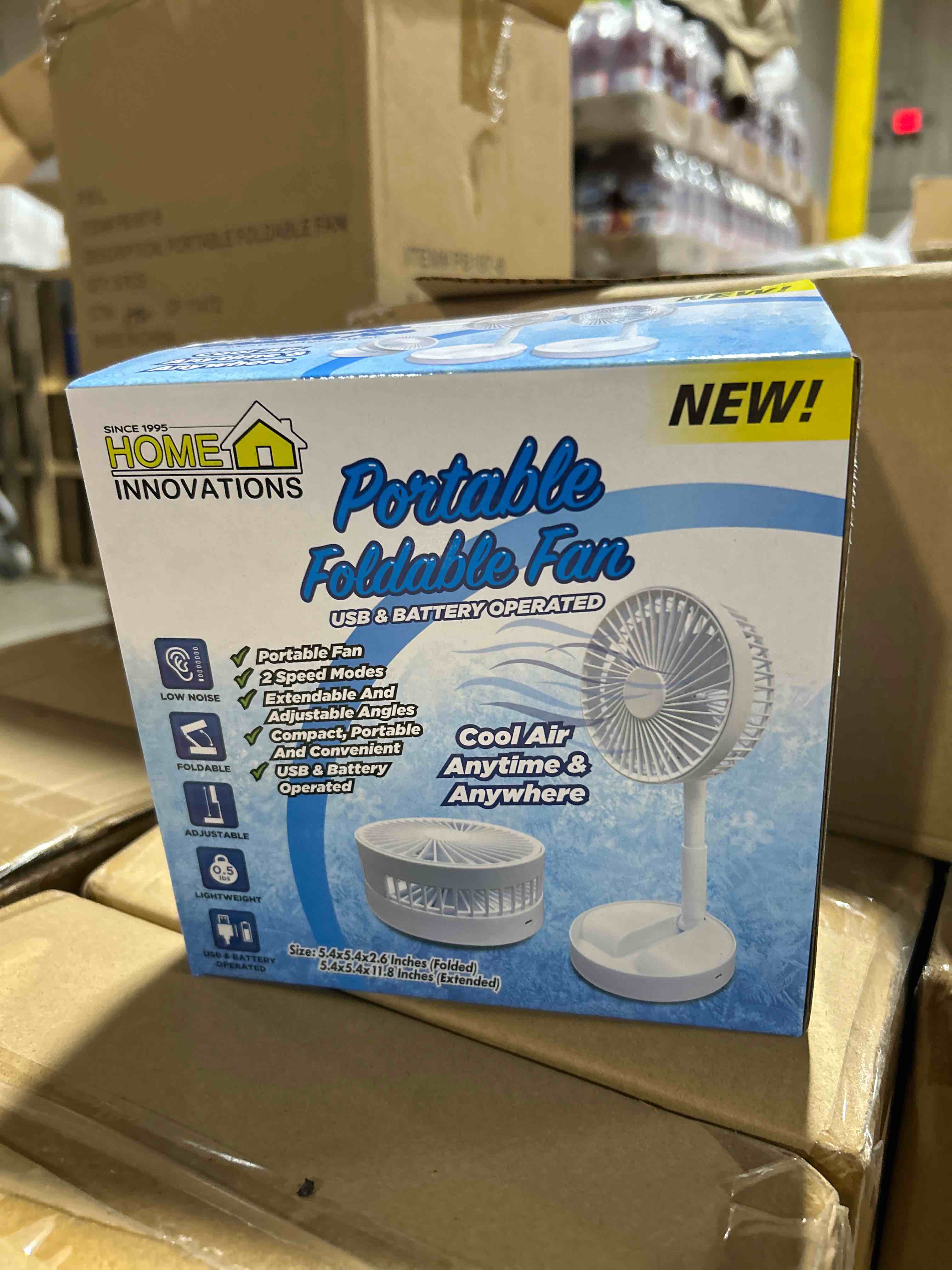 portable foldable fan