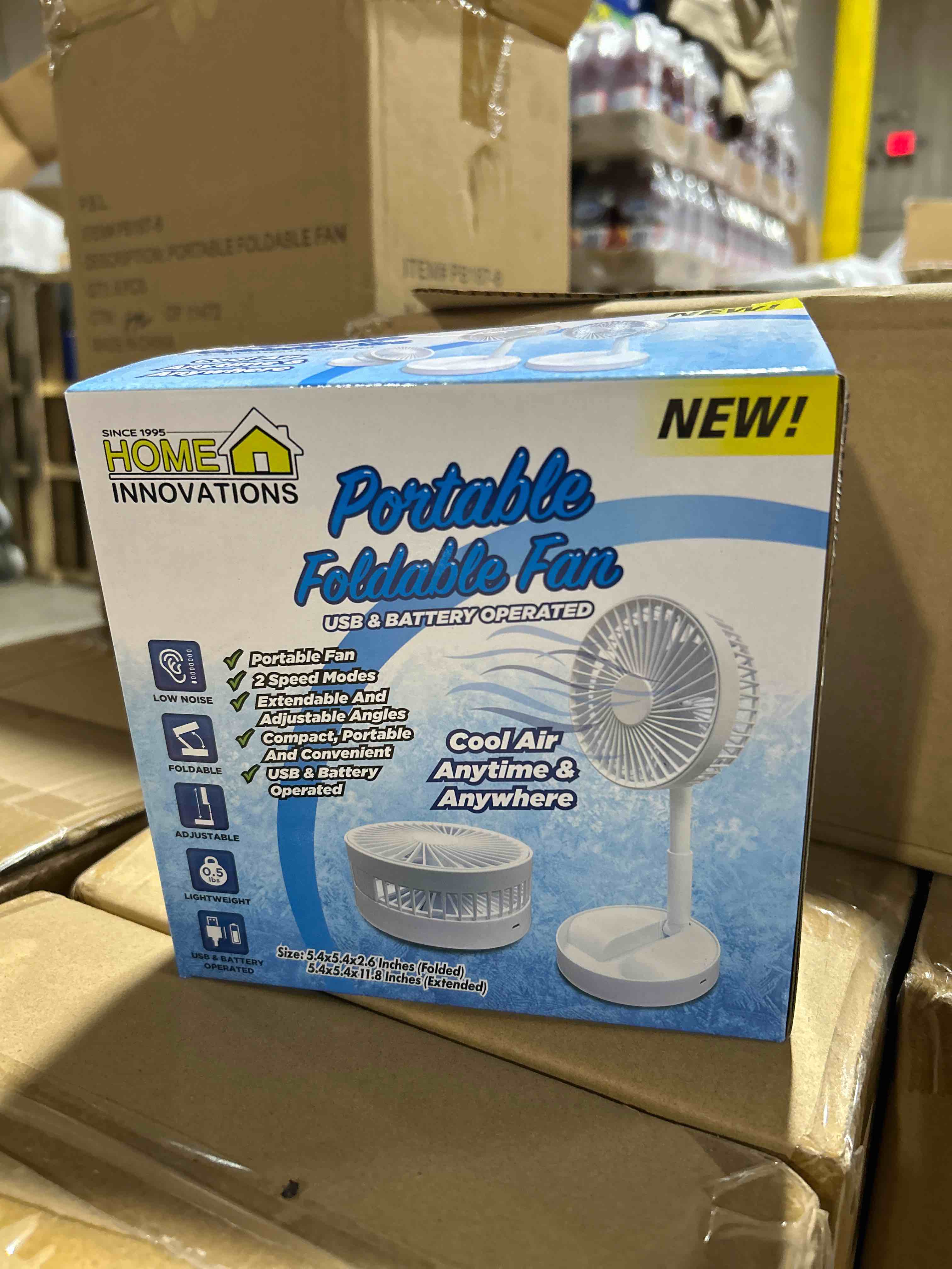 Condition photo showing New/Like New for portable foldable fan