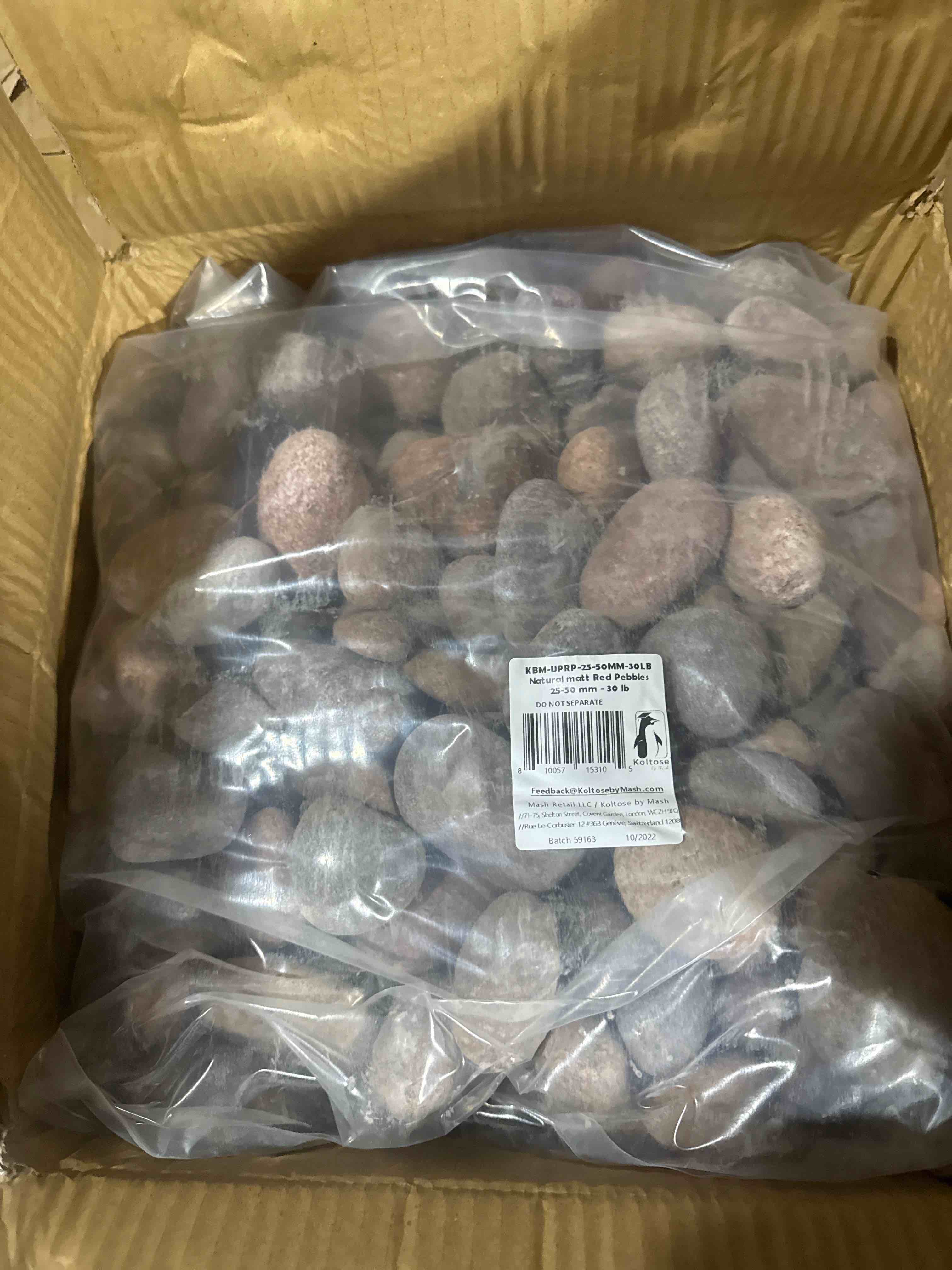 Condition photo showing New/Like New for koltose by mash natural matt red pebbles 30lb 