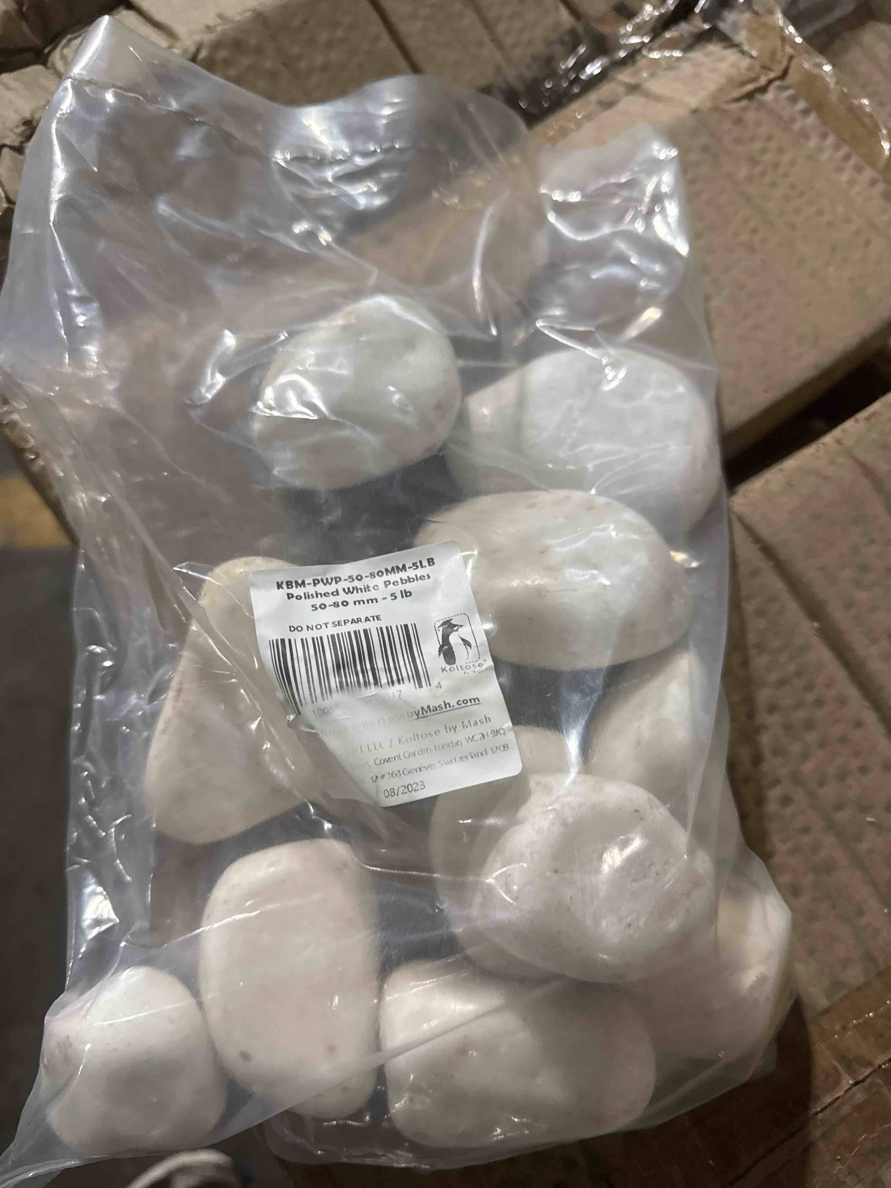 Condition photo showing New/Like New for koltose by mash polished white pebbles 5lb