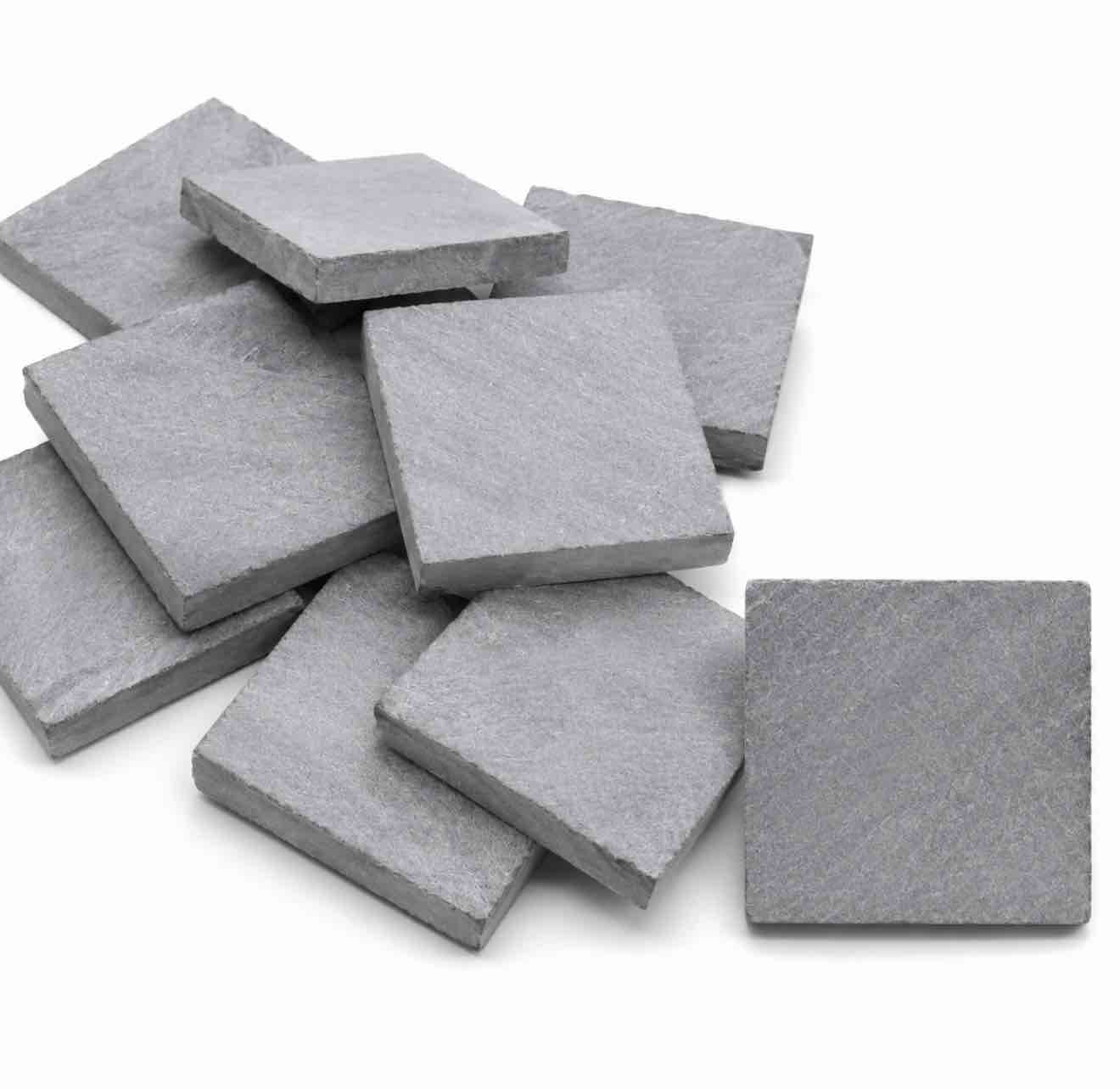Smooth Square Stones for Painting 25 Pack 