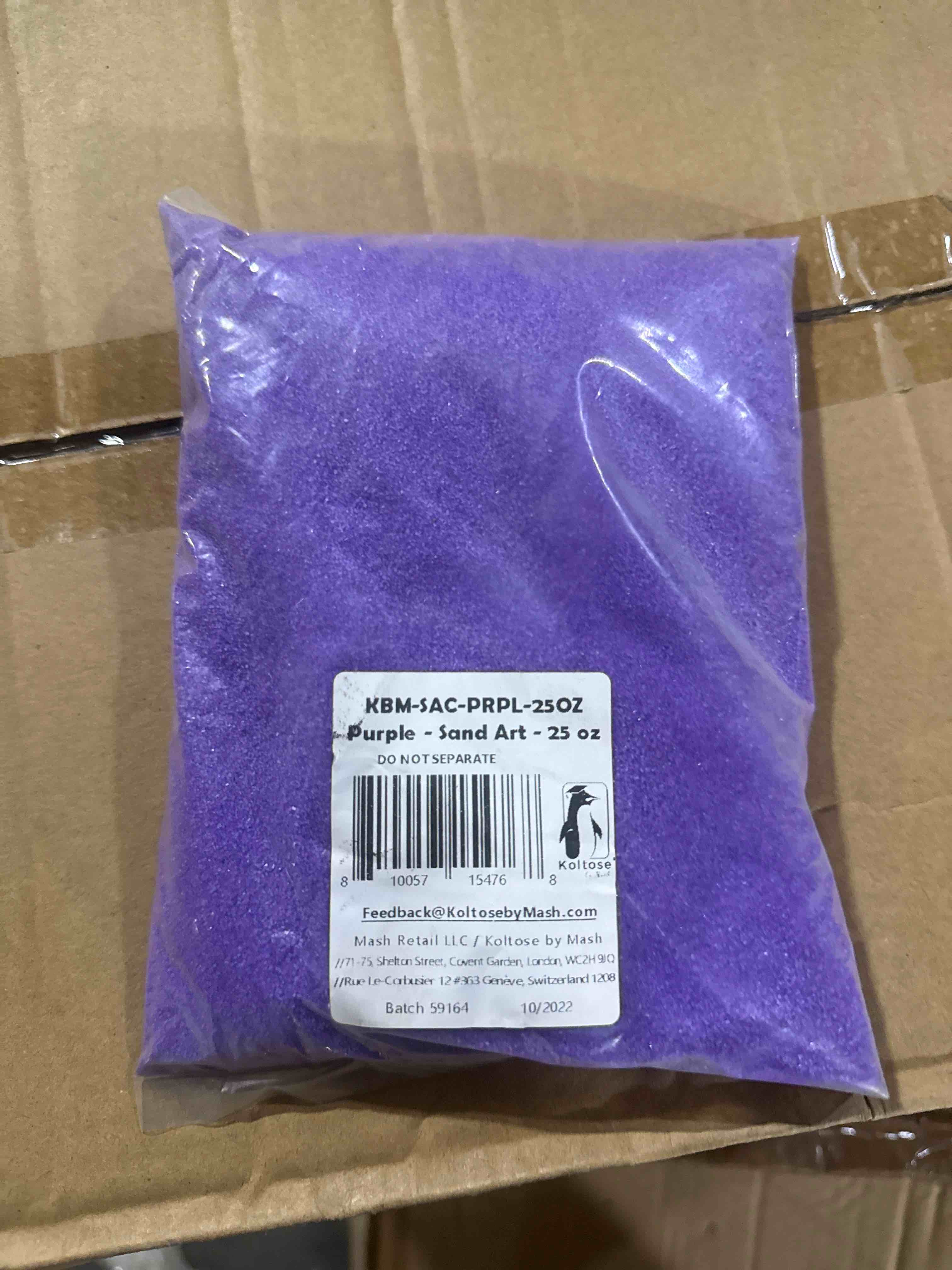 Condition photo showing New/Like New for koltose by mash purple sand art 25 oz  