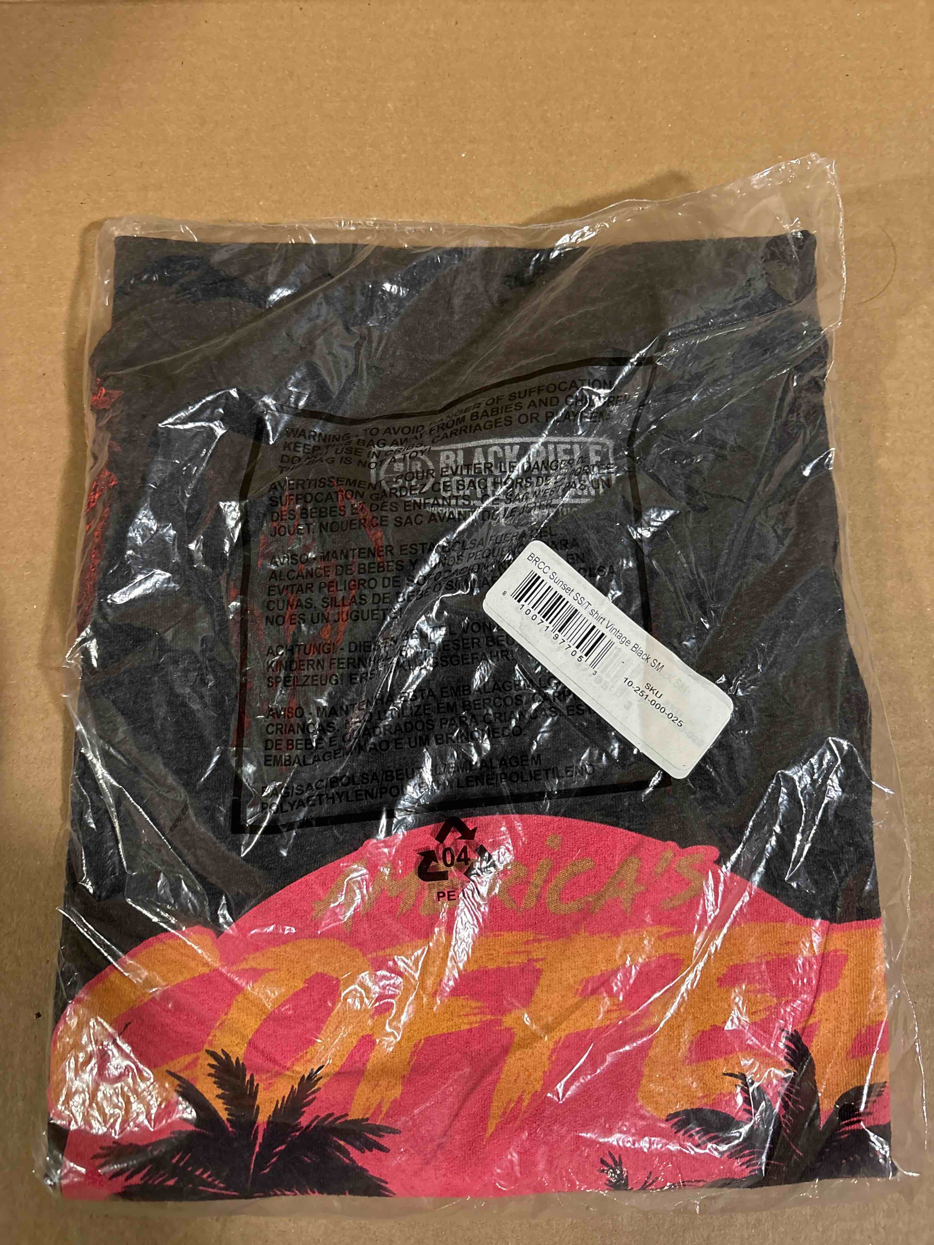 brcc sunset ss/t shirt vintage black, smal