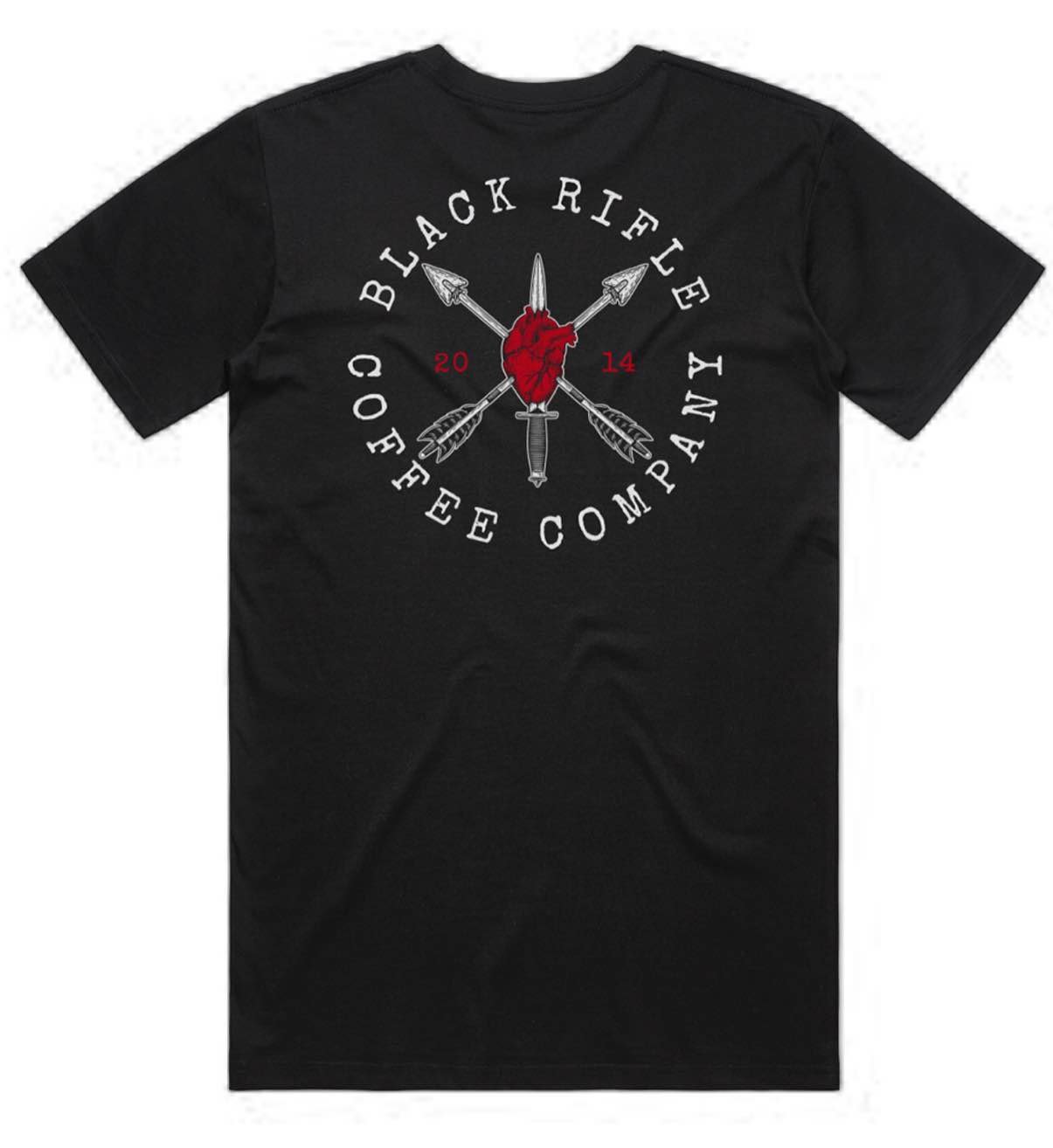 large black rifle coffee company heart dagger
