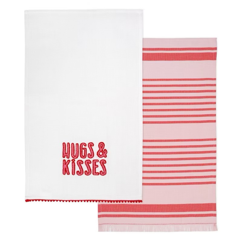 Dish Towels Hugs and Kisses - Bullseye's Playground™