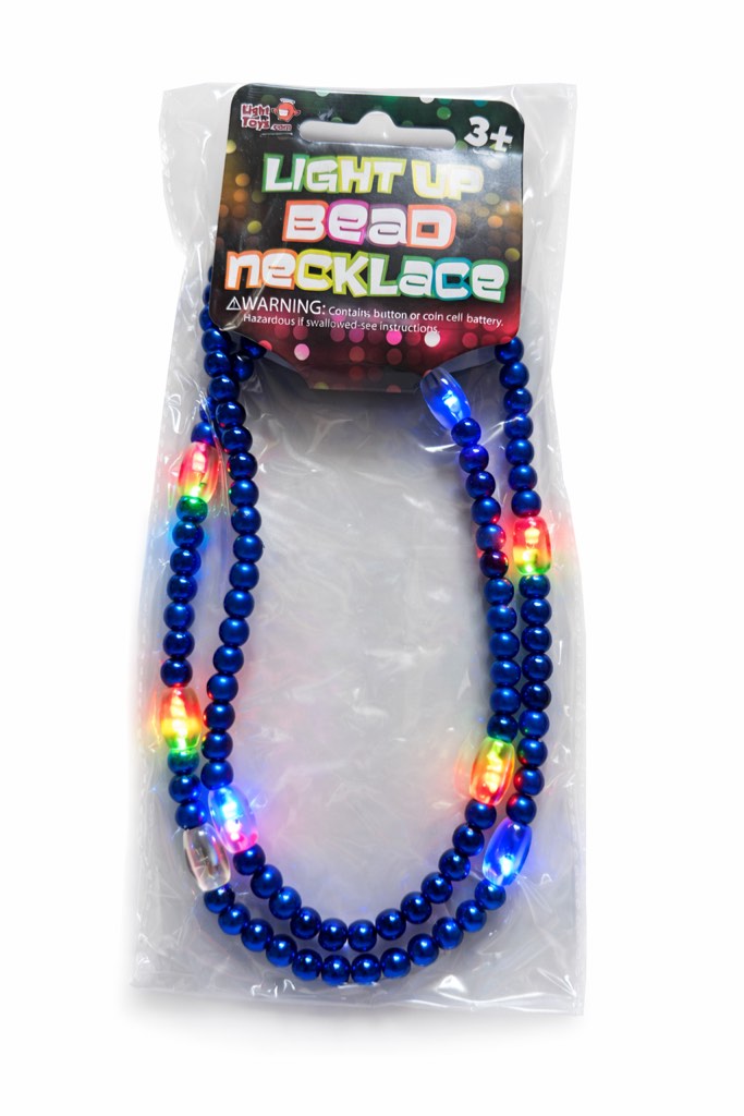 Light up bead necklace