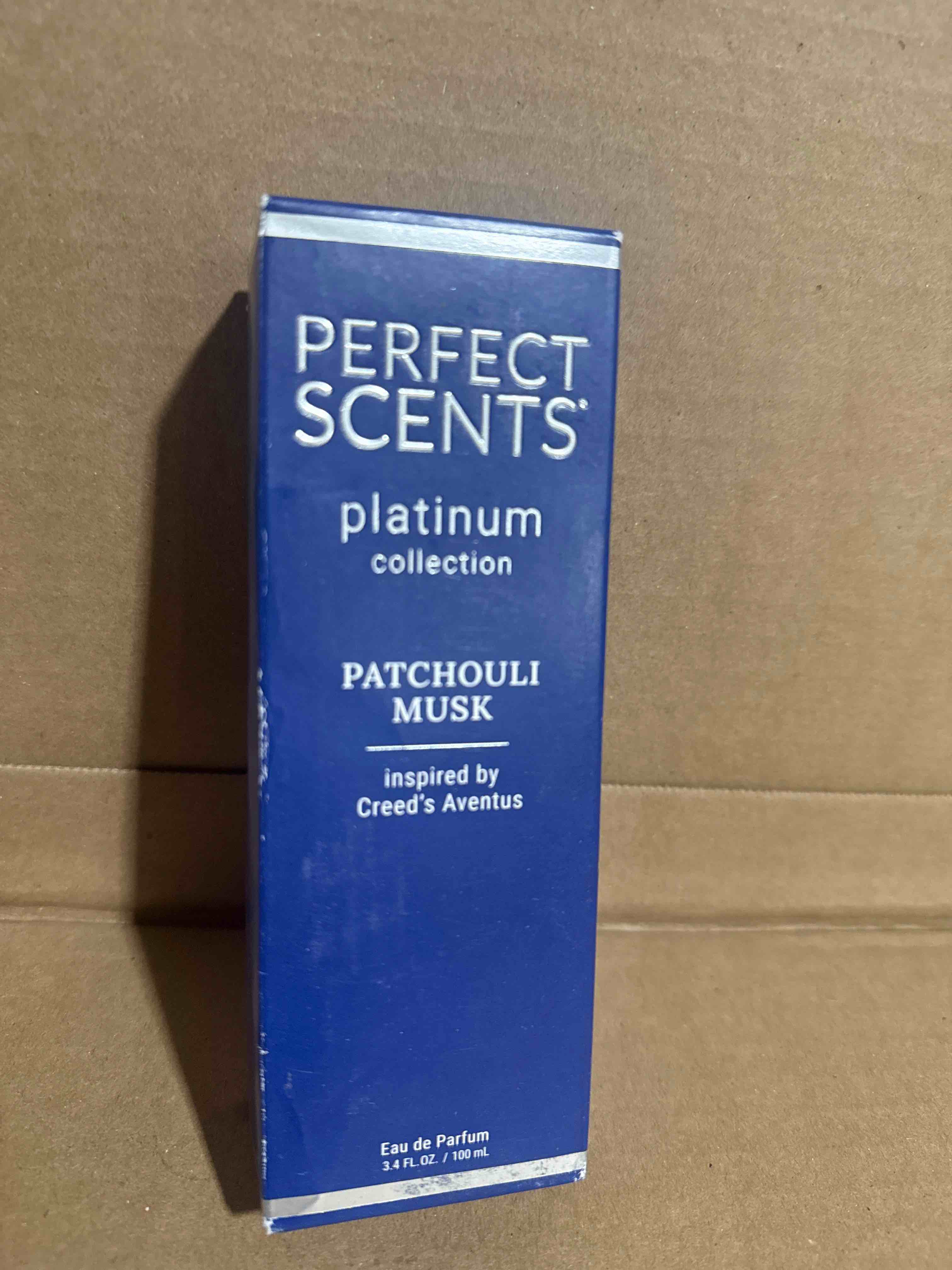 Perfect Scents Fragrances | Inspired by Creed’s Aventus | Platinum Collection | Patchouli Musk | Men’s Eau de Parfum | CLEAN, Vegan, Paraben & Phthalate Free | Never Tested on Animals | 3.4 Fl Oz