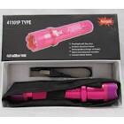 Police 41101P type flashlight with stun gun. case and charger. Rechargeable pink