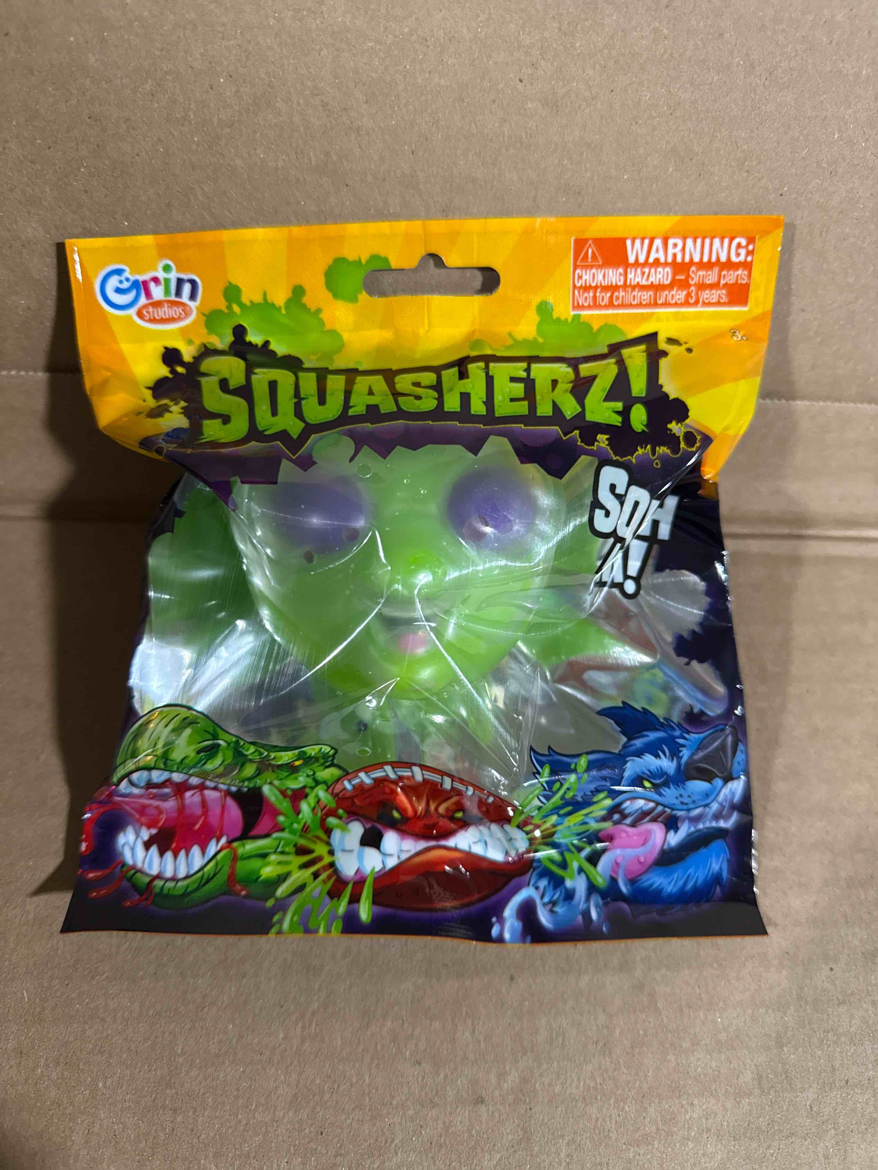Grin studio Squasherz Squish ‘Em Ball (color / style varies) 1 Pack 