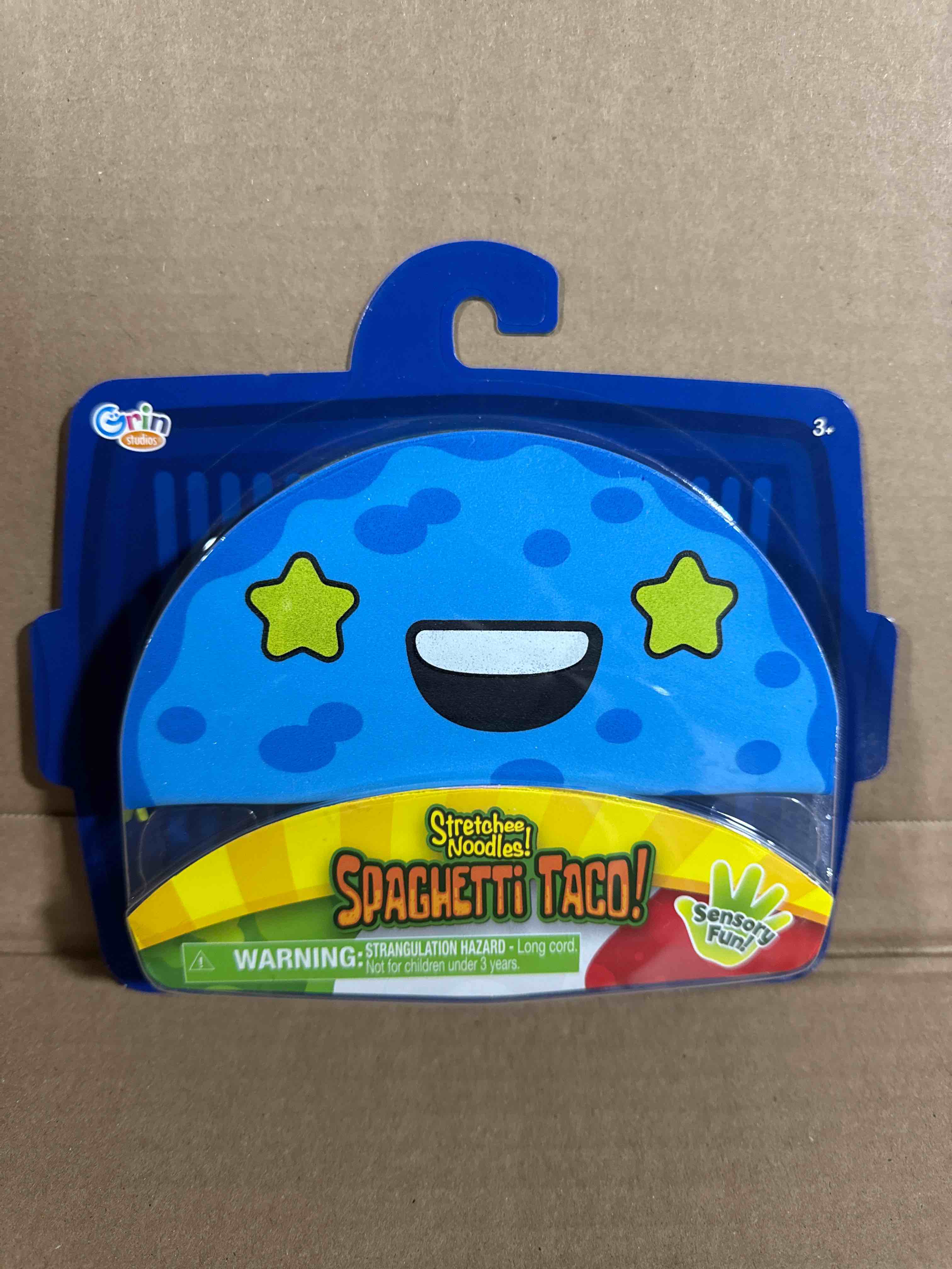 Grin Studios Stretchee Noodles SPAGHETTI TACO! Sensory Fun 