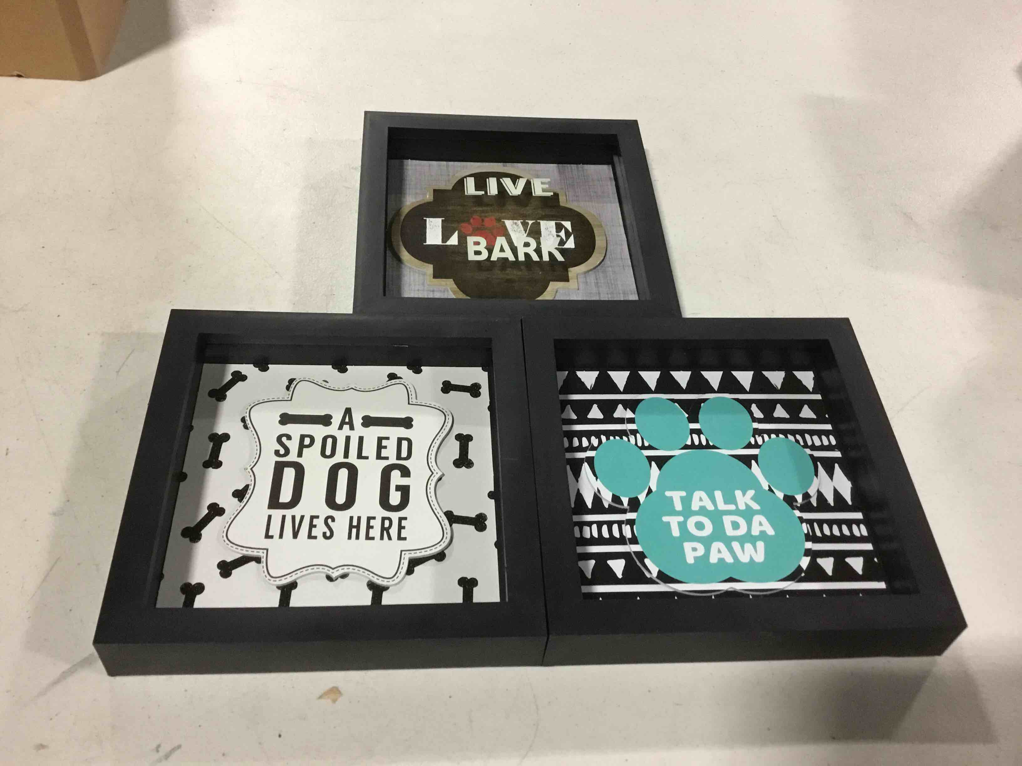 7x7 Pt Design Shadow Box With 3D