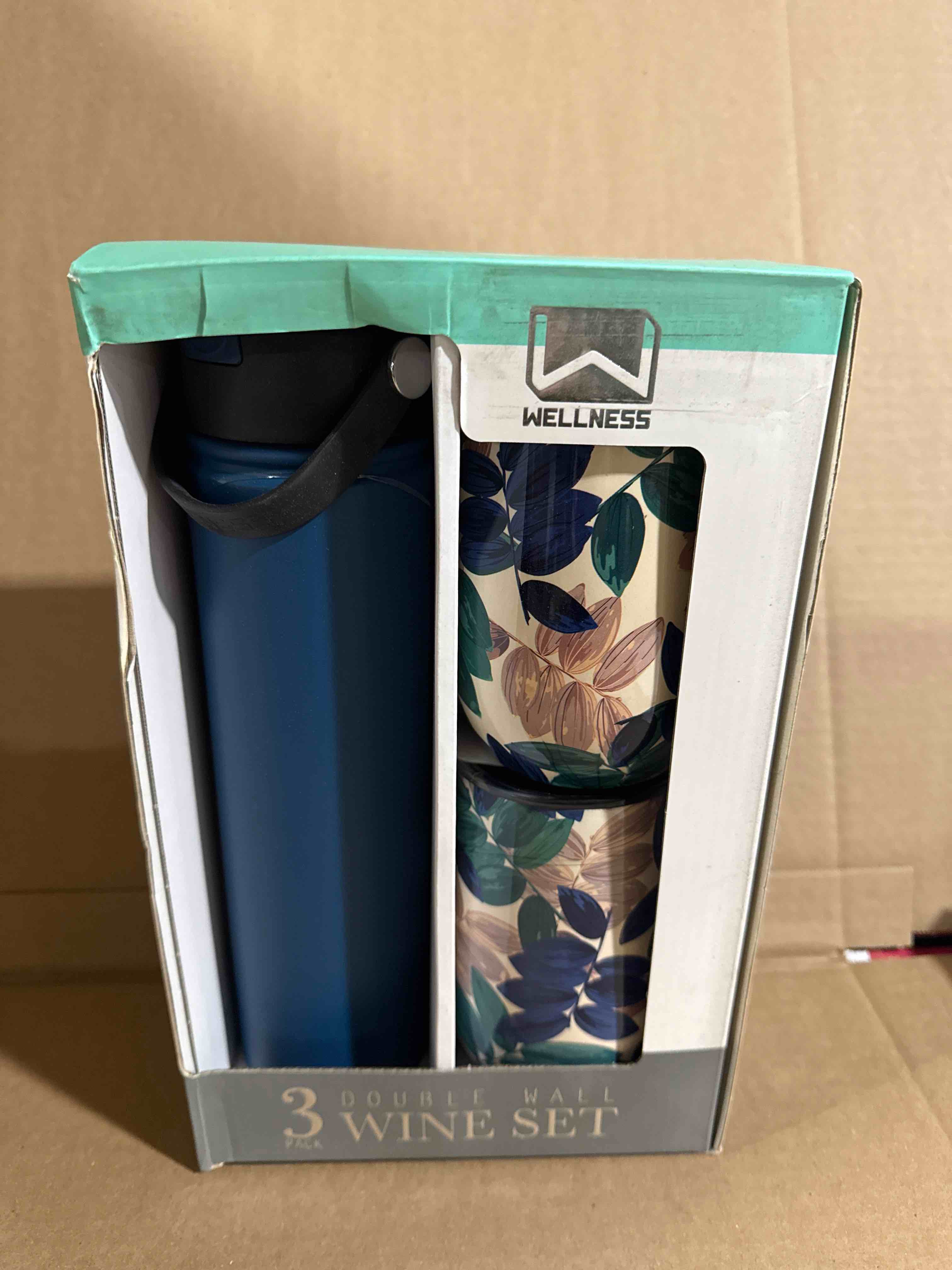 3 Pack Double Wall Wine Set