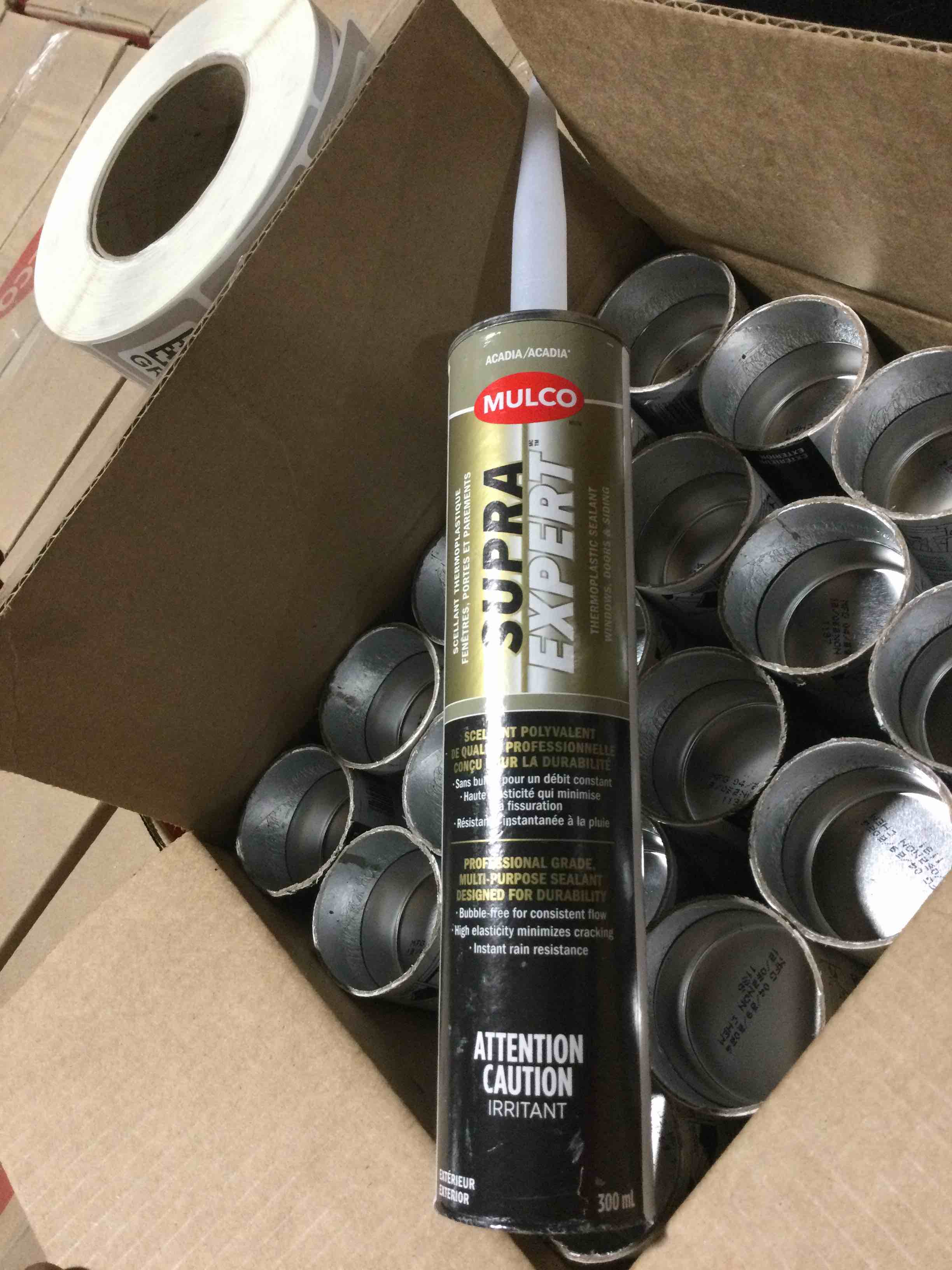 case of 20 mulco 104810 20x300 Supra expert thermal plastic sealant-Acadia 