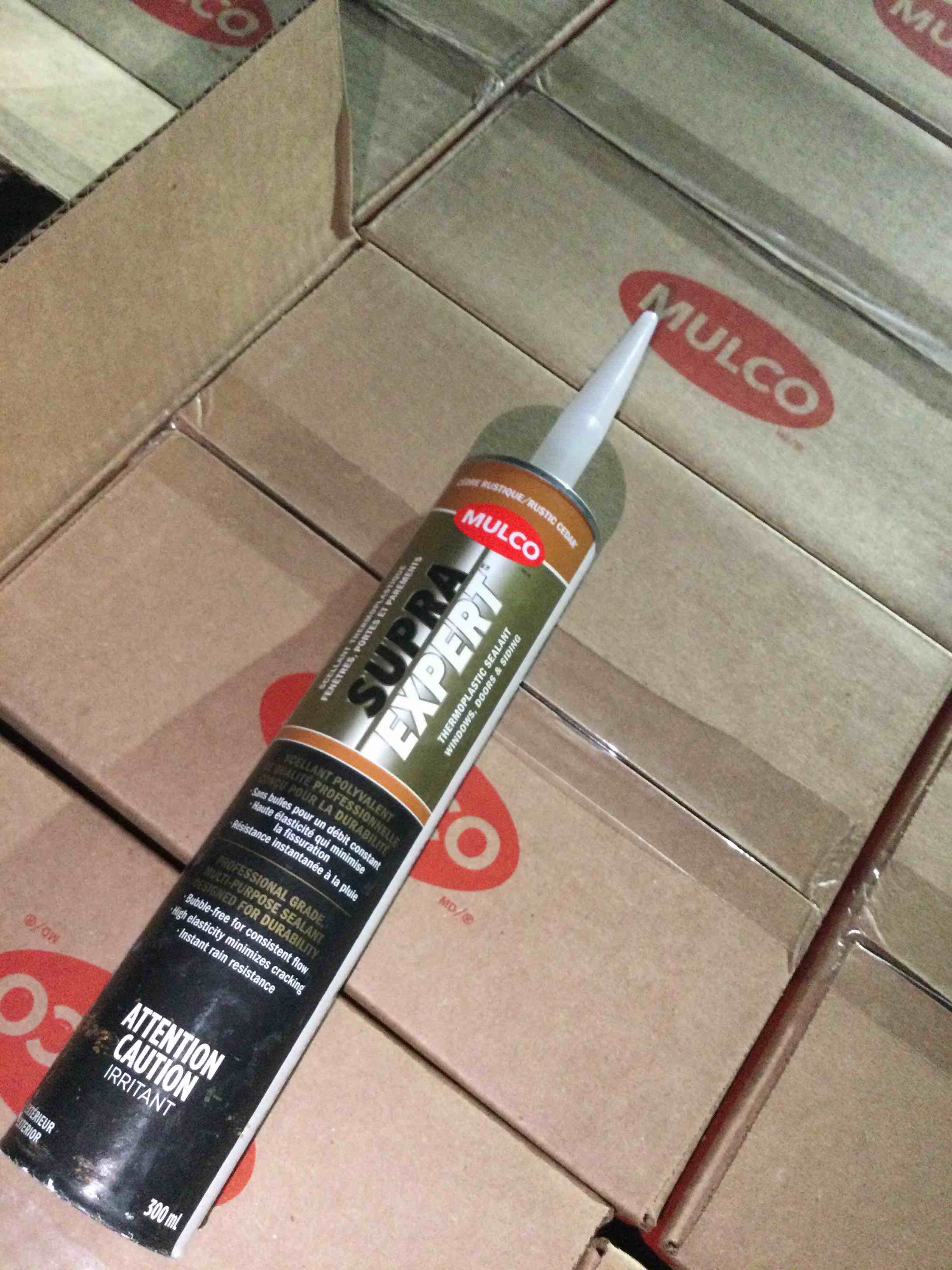 case of 20 20x300ml Supra expert thermal plastic sealant-rustic cedar