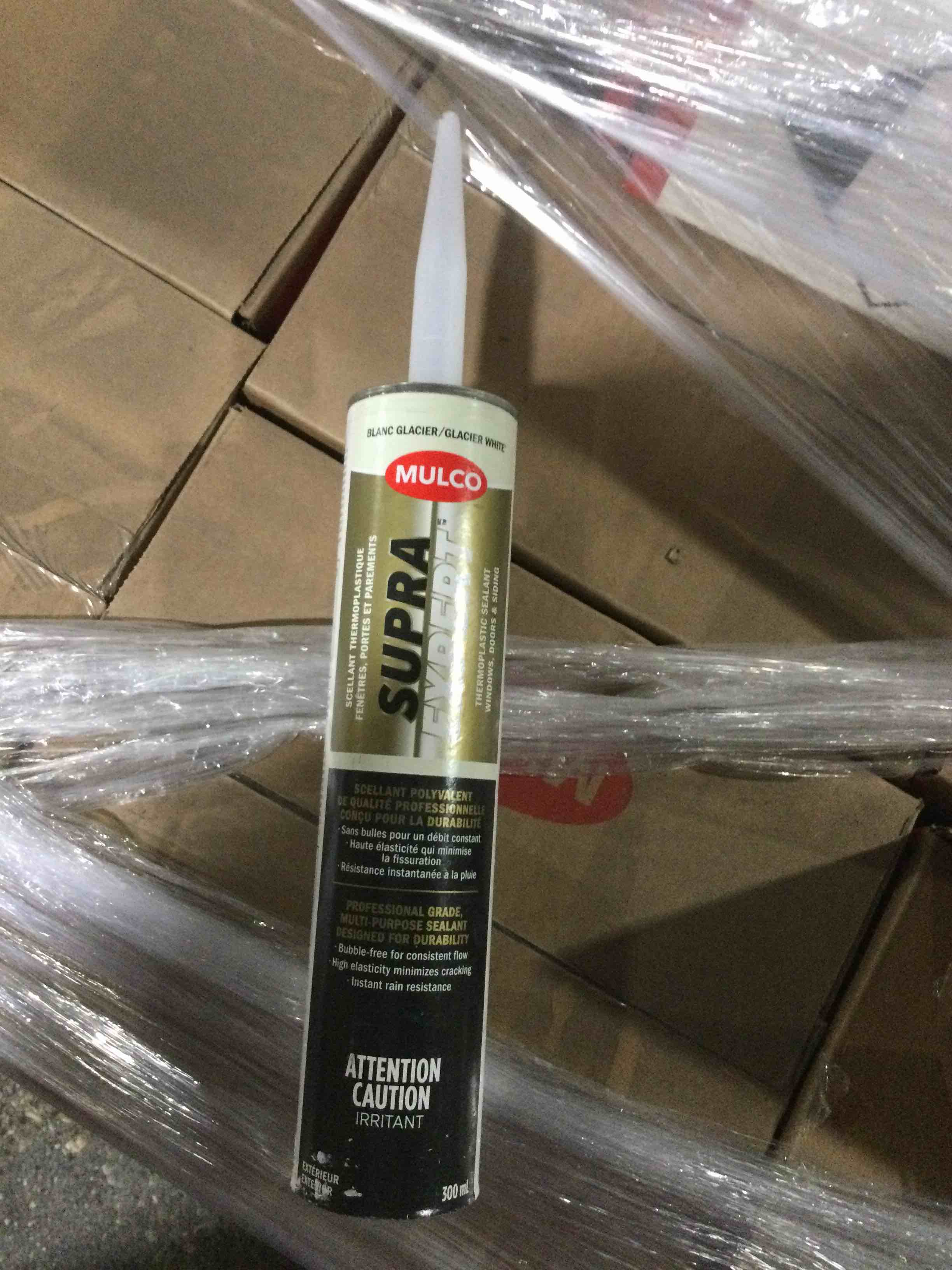 case of 20 mulco 20x300 Supra expert thermal plastici sealant-glacier white