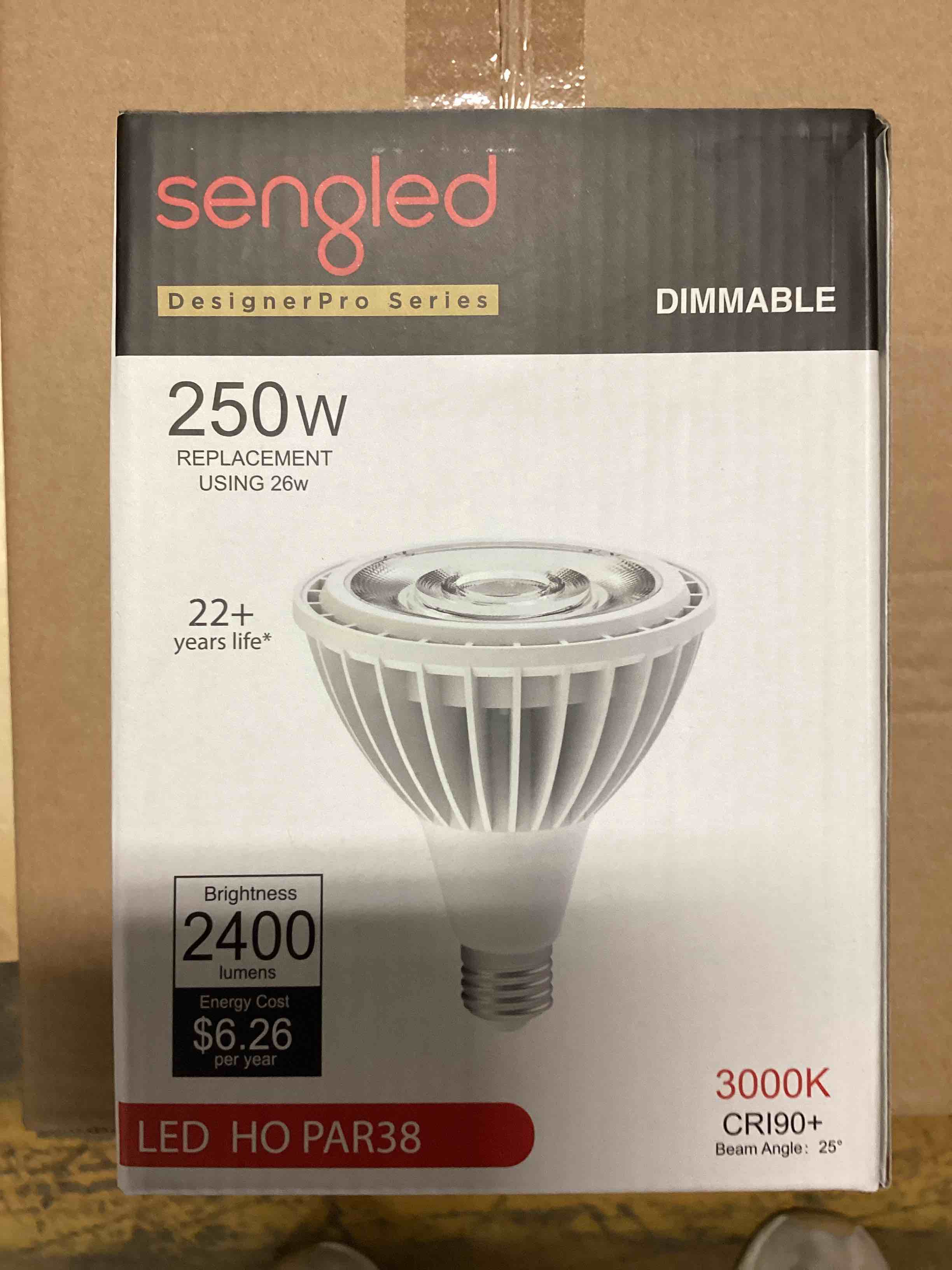 sengled designer pro series dimmable 2400lm 3000k led HO PAR38