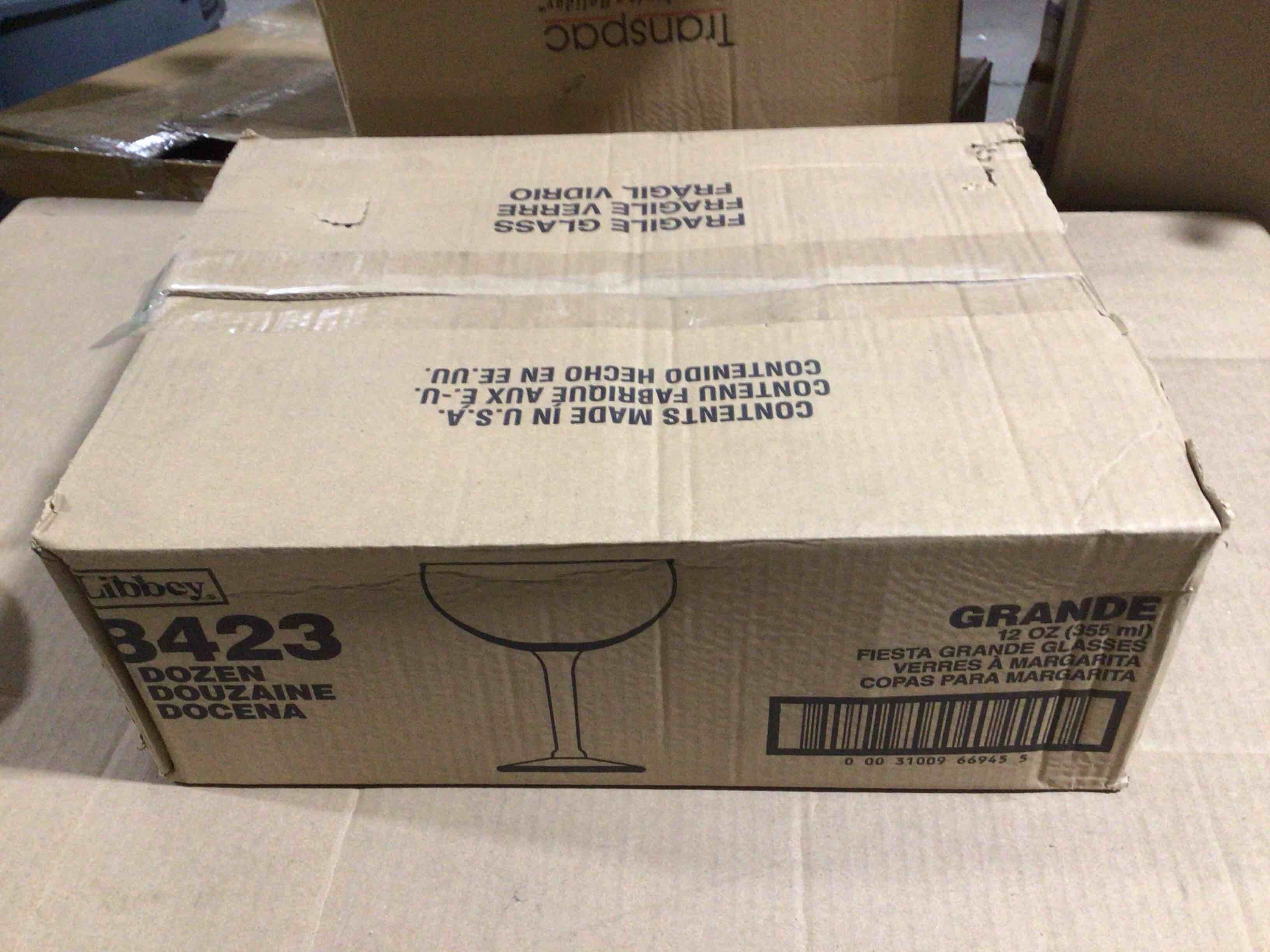 Case of 12 Libbey 12 Ounce Fiesta Grande Glasses