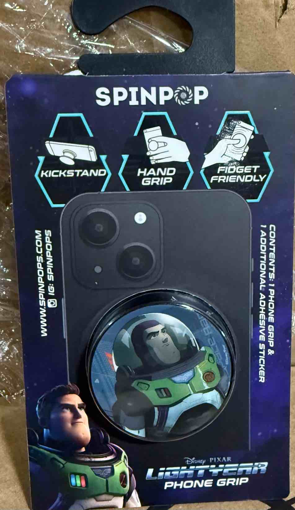 SPINPOP BUZZ LIGHTYEAR PHONE GRIP