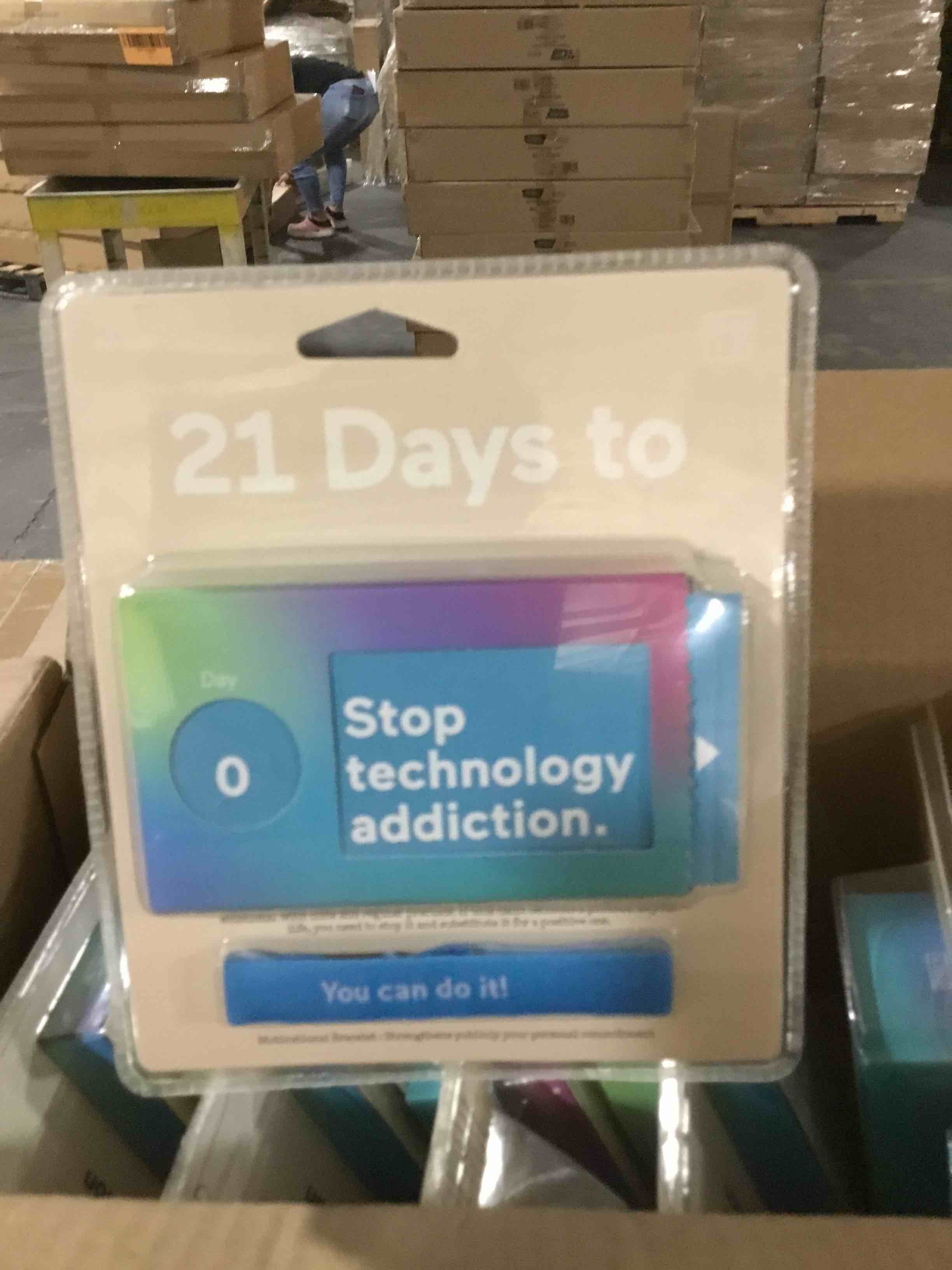 Condition photo showing New/Like New for case of 6 stop tech addiction 21 days fun activity box play health life game support stuff