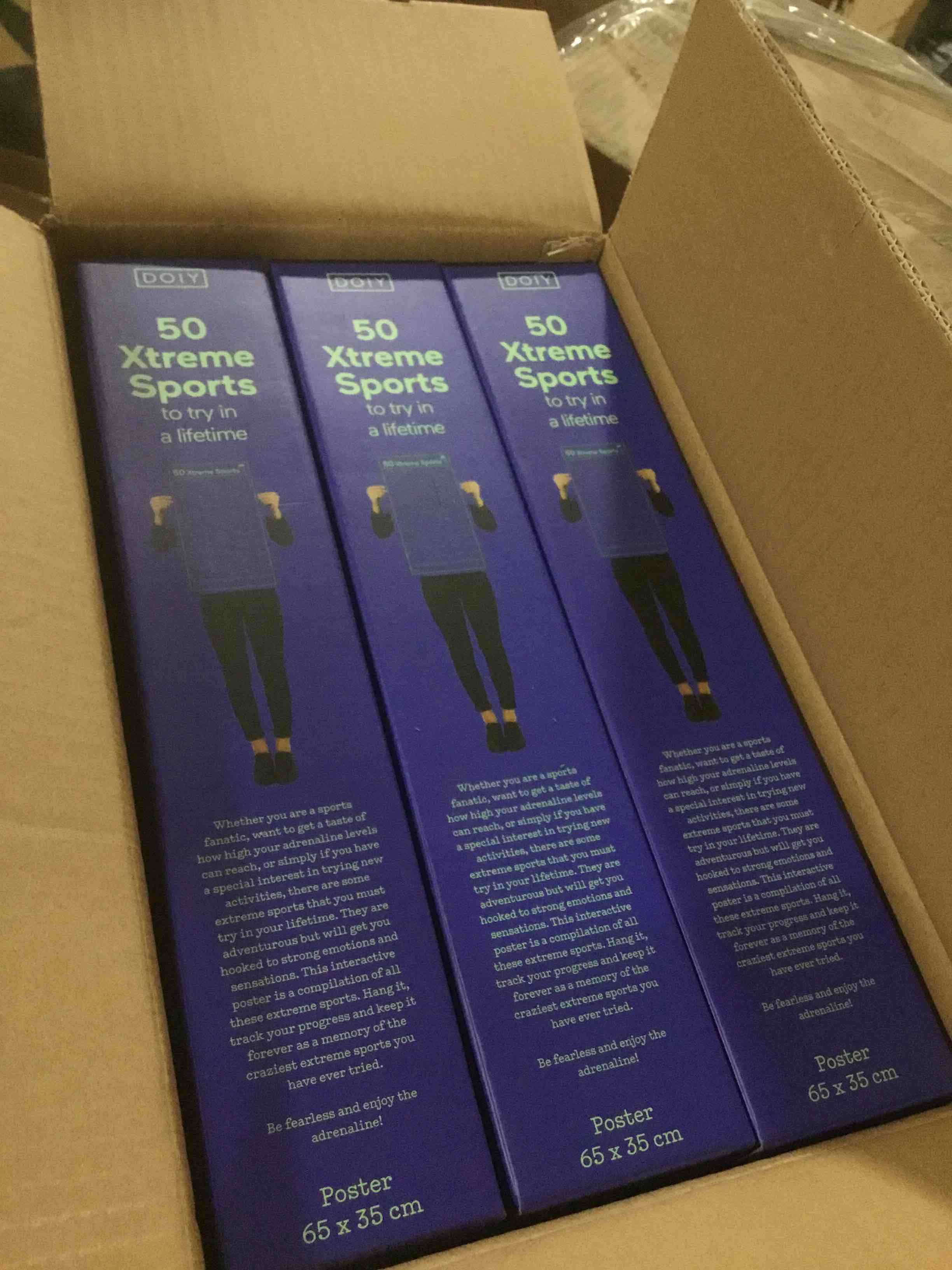 Case of 6   50 extreme sports to try in a lifetime