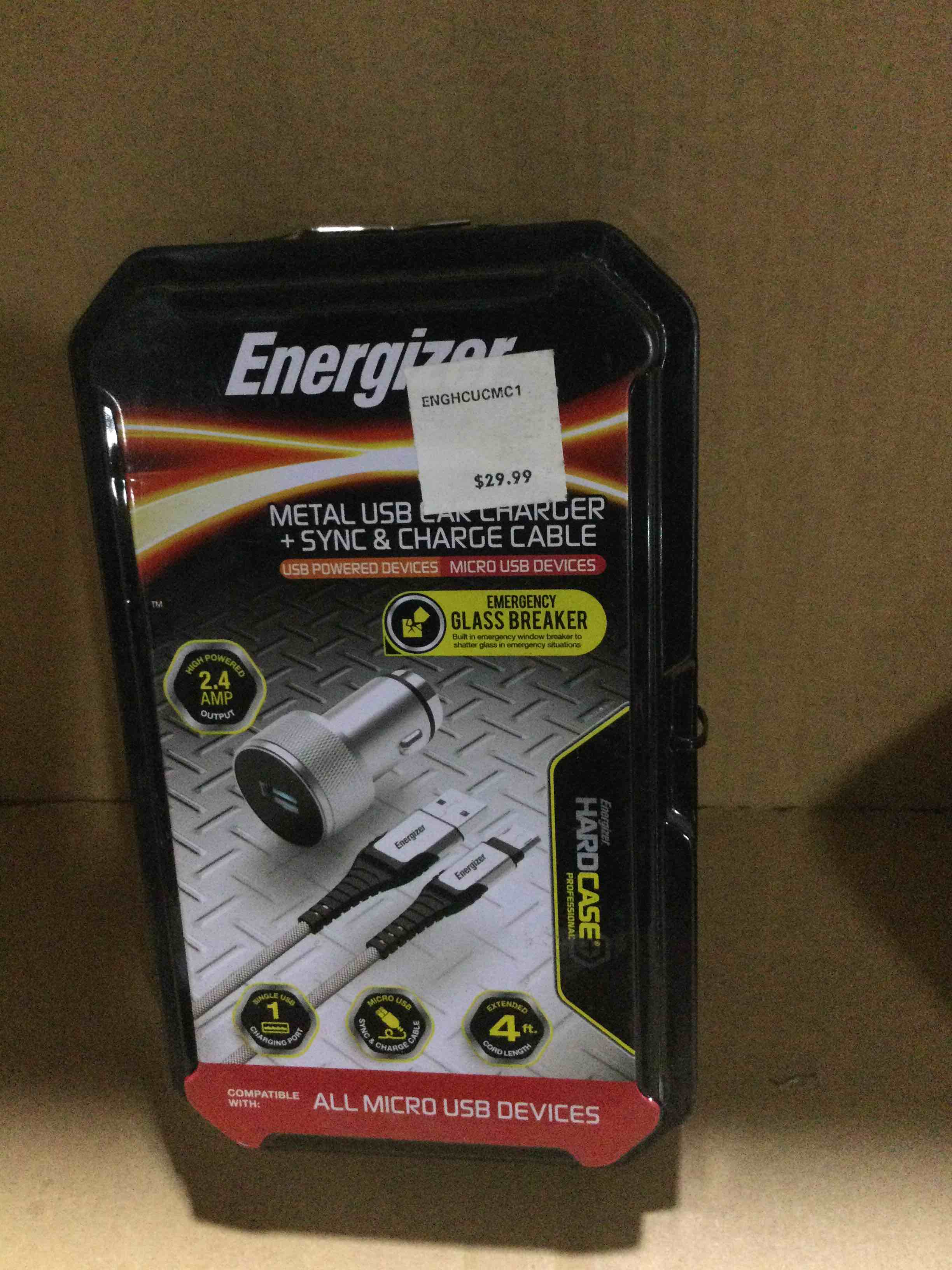 Energizer Hardcase Fast Charging Cord Rugged/android Smartphone Micro Usb