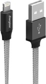 set of 4 Energizer Tangle Free Flat Mesh Sync & Charge Usb Cable 6 Foot/ Feet
