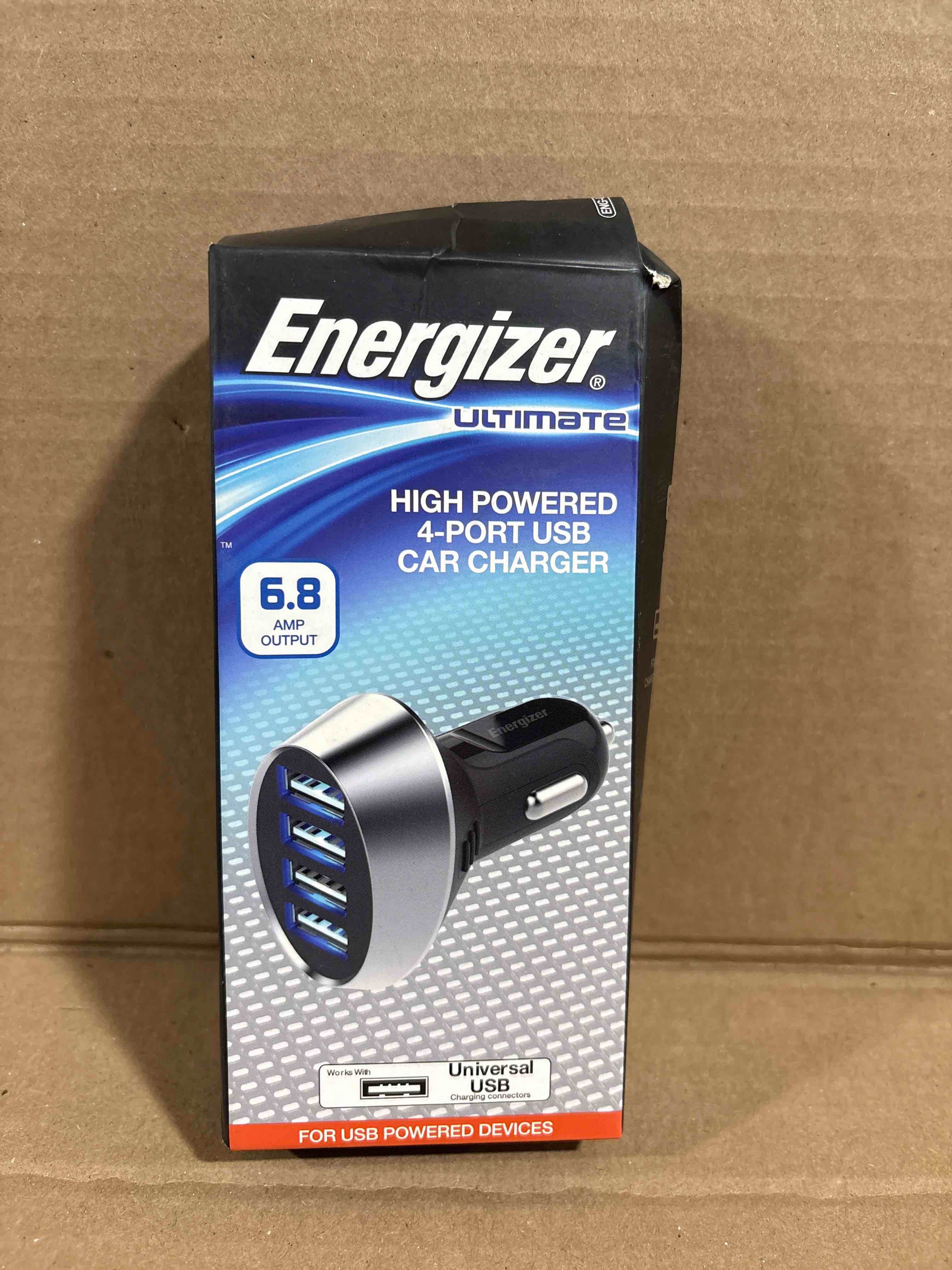 Condition photo showing item condition for Energizer - Ultimate Vehicle Charger - Silver/Black