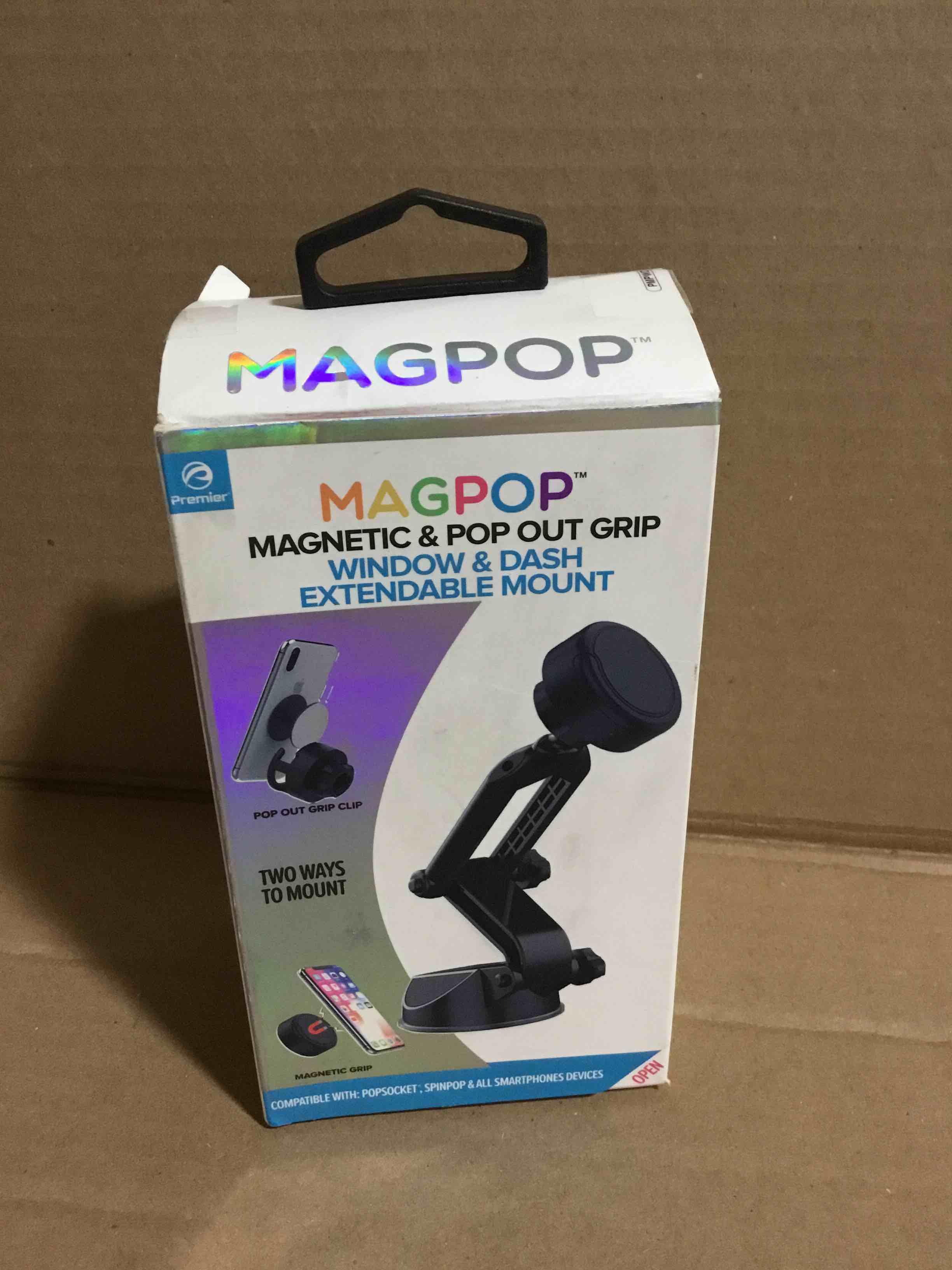 Condition photo showing Brand New for Premier Mobile by Premier Accessory Grou MAGPOP Window/Dash Extend Mount