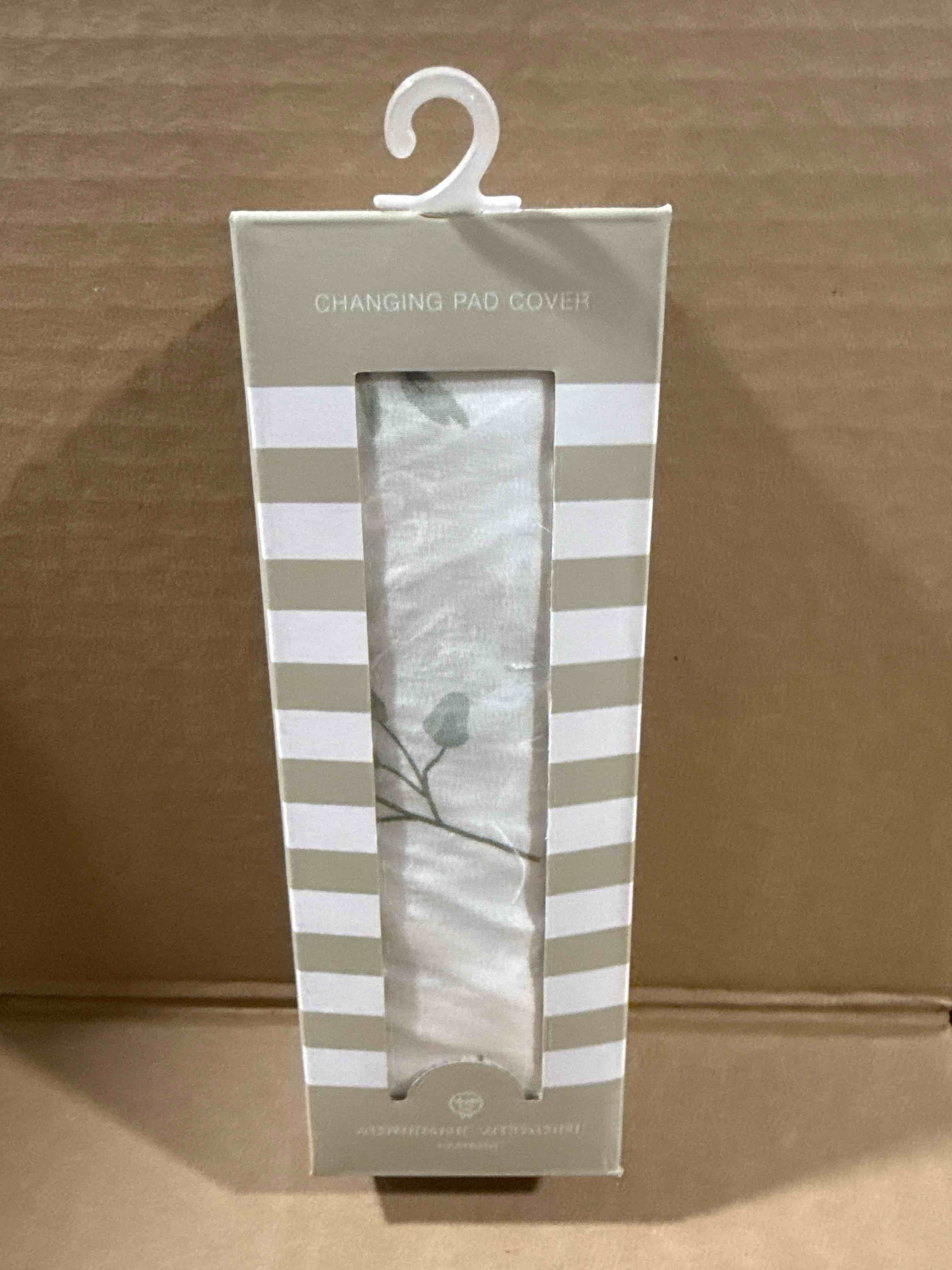 Condition photo showing Brand New for Adrienne Vittadini Bambini changing pad cover sage green 100% jersey knit cotton