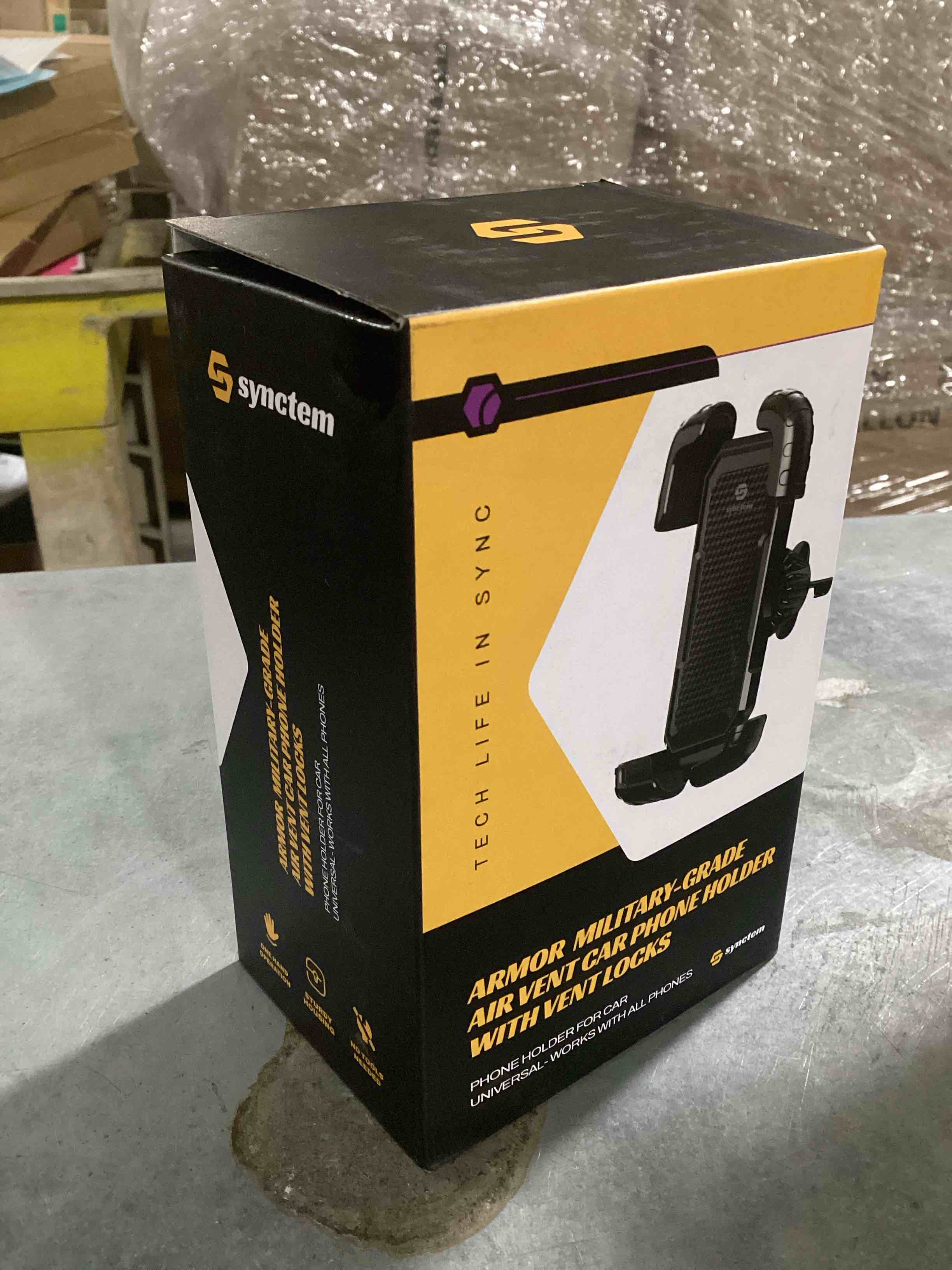 Armor Air Vent Phone Holder for Car, Phone Mount for Car for Cell Phones with New Upgraded Vent Locks