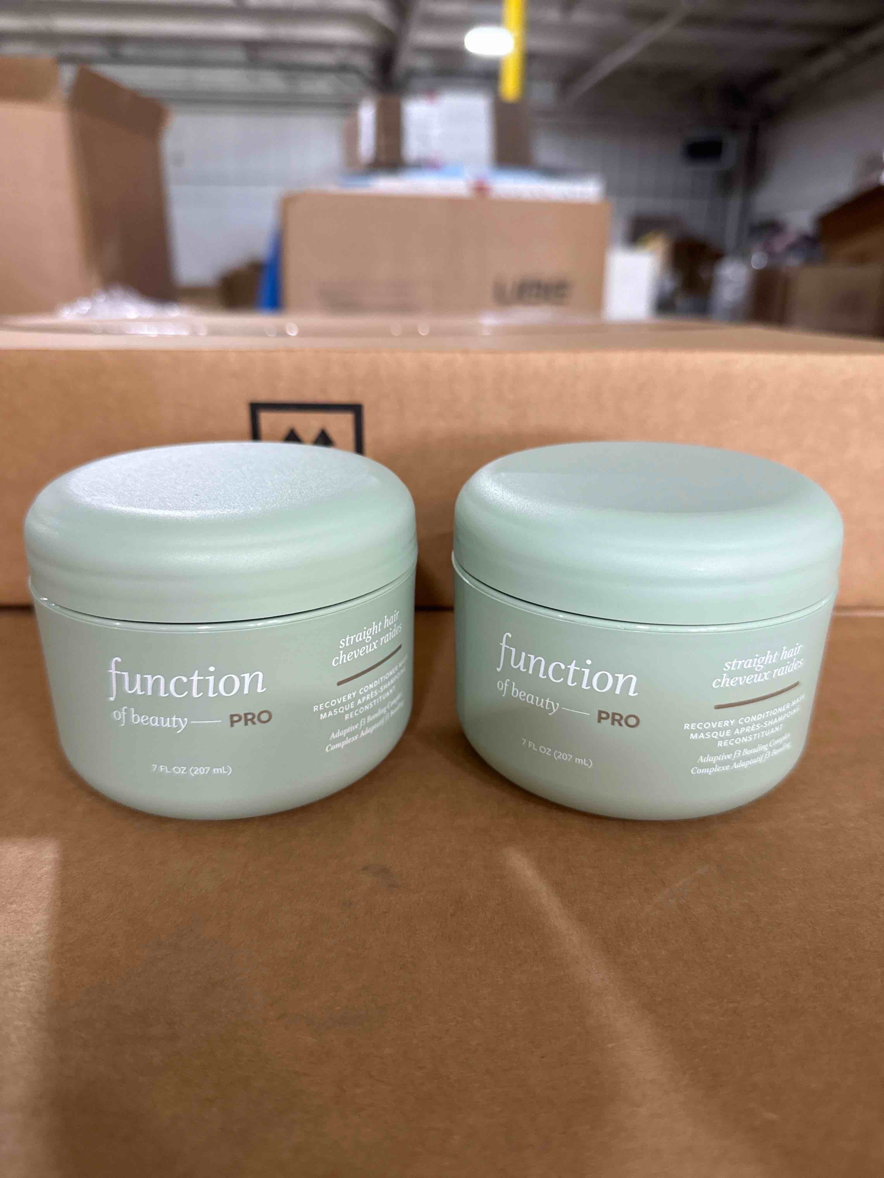 Condition photo showing Brand New for 7 ounce function of beauty, pro straight hair, recovery, conditioner, mask