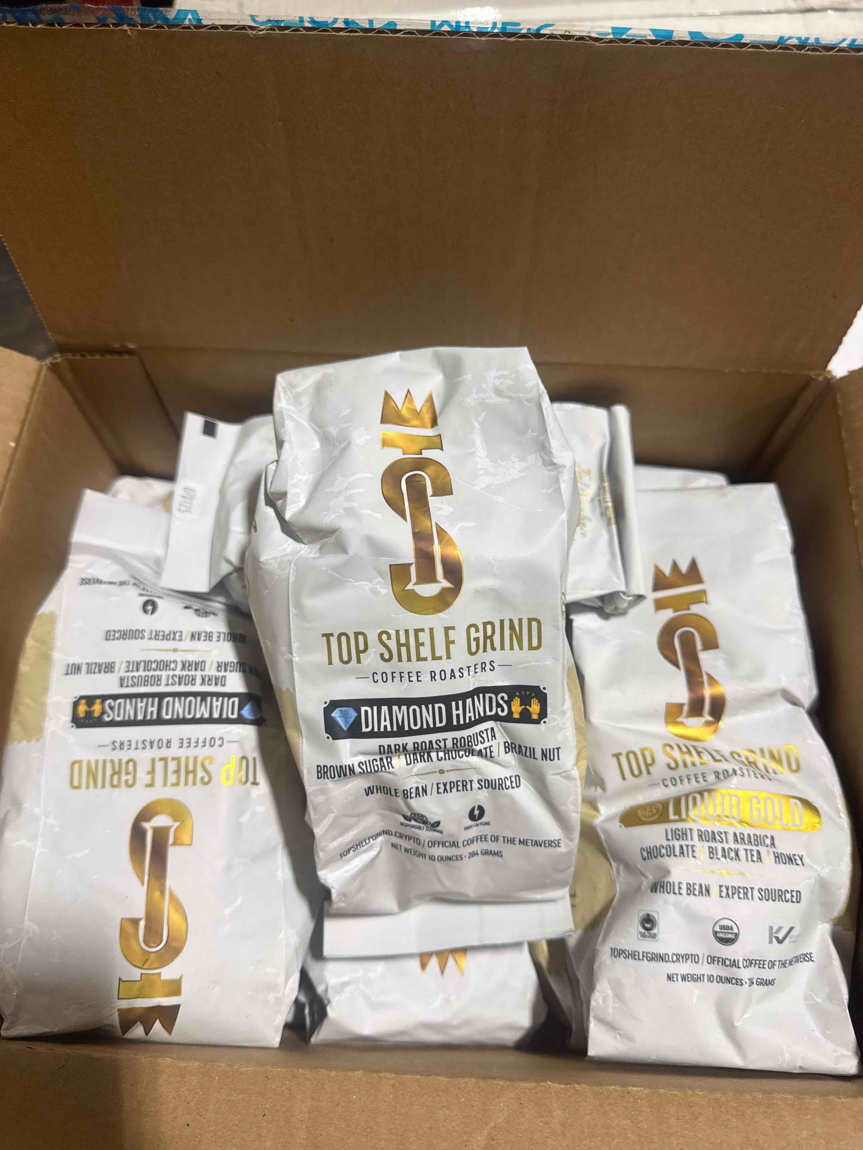 Condition photo showing New/Like New for case of 11 organic light roast whole bean coffee the best espresso beans from peru - fair trade single origin mycotoxin & mold free fresh peruvian purity | super healthy arabica for peak performance - low acid