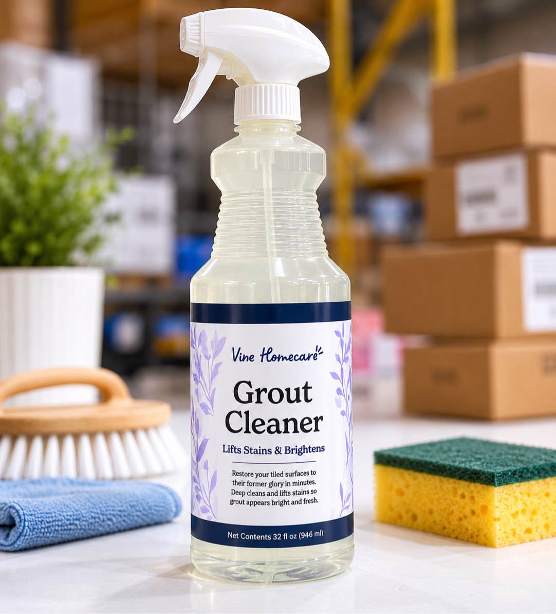 Vine Homecare 32 oz Grout Cleaner 