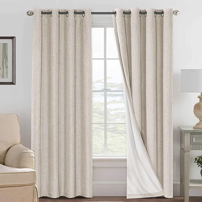 Cresthill Home Luxe Curtain Hidden Tab/Rod Pocket ( 2-38x96 in, 97cm x 244cm )